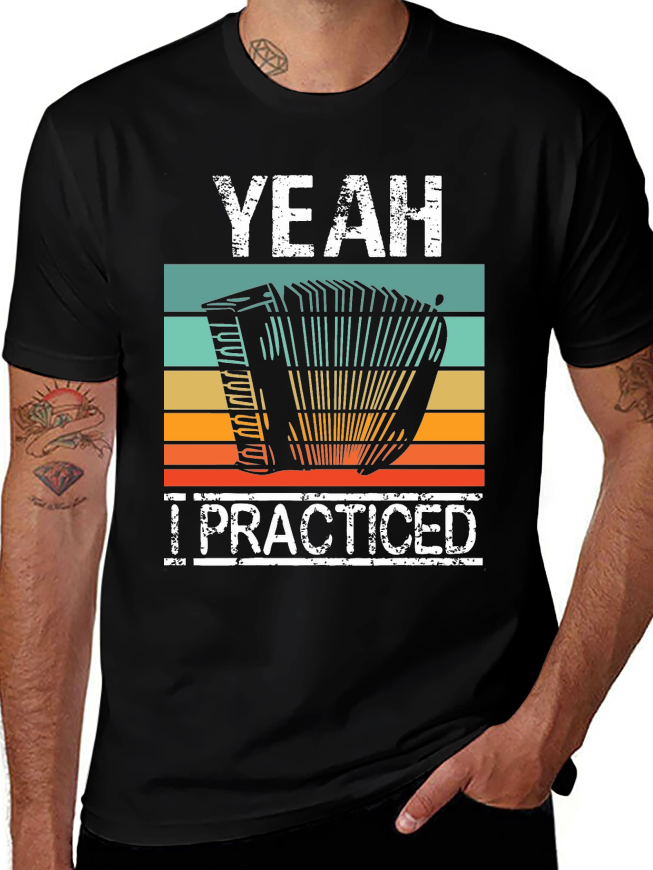 Yeah, I Practiced! Accordion Player Tee