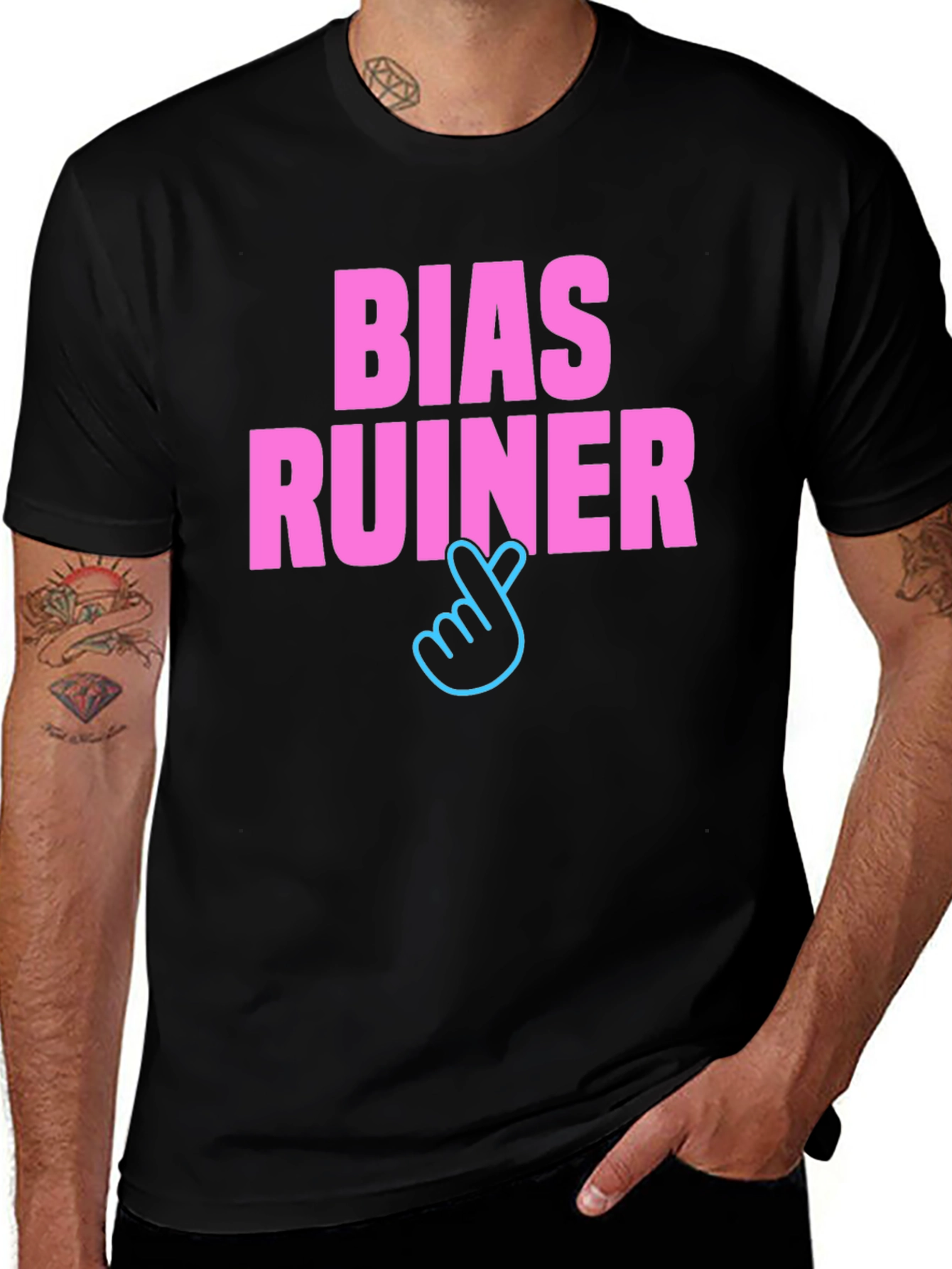 Bias Ruiner Graphic Tee - Kpop Inspired Fashion