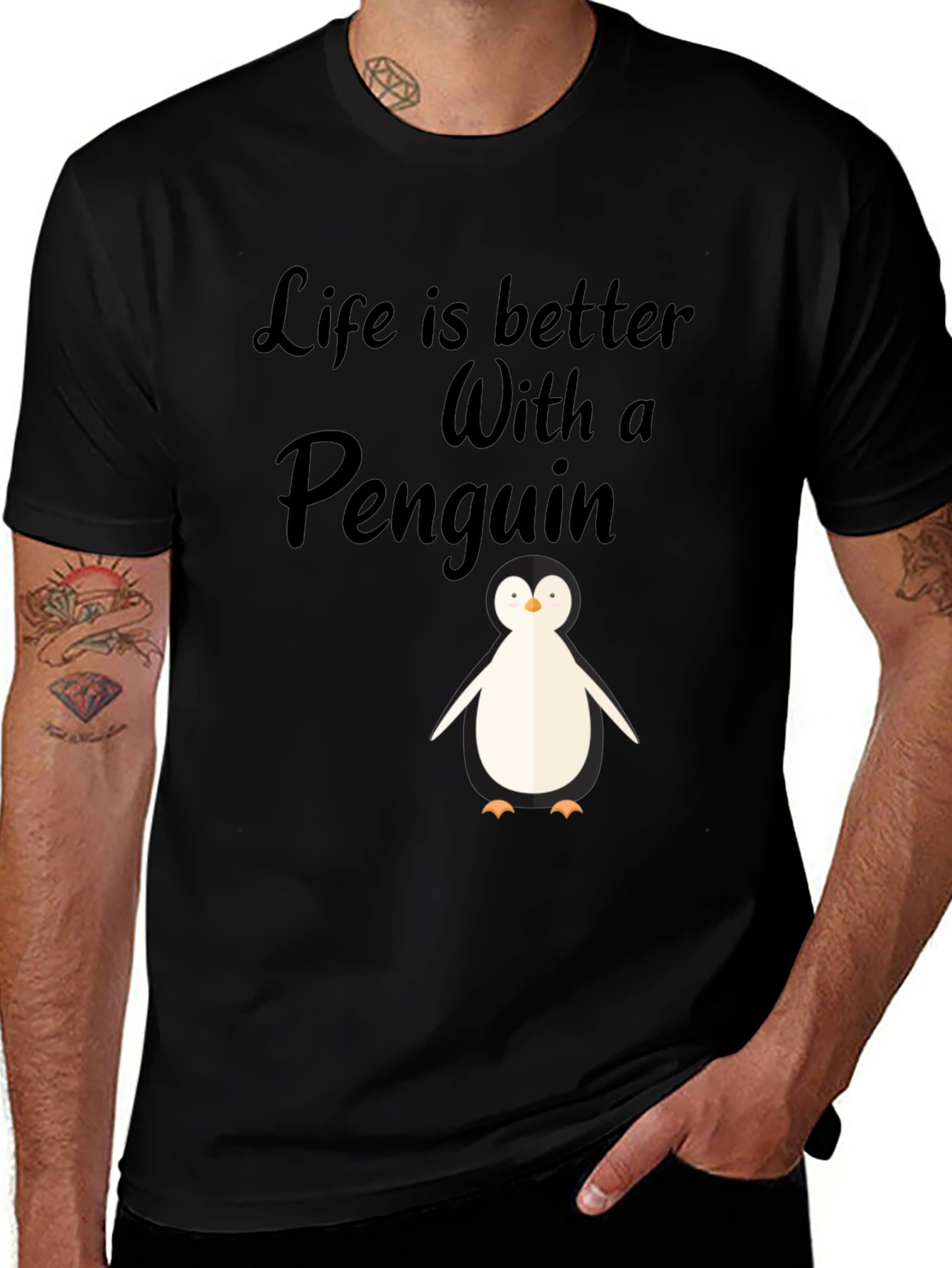 Variant 7 of Life is Better With a Penguin T-Shirt