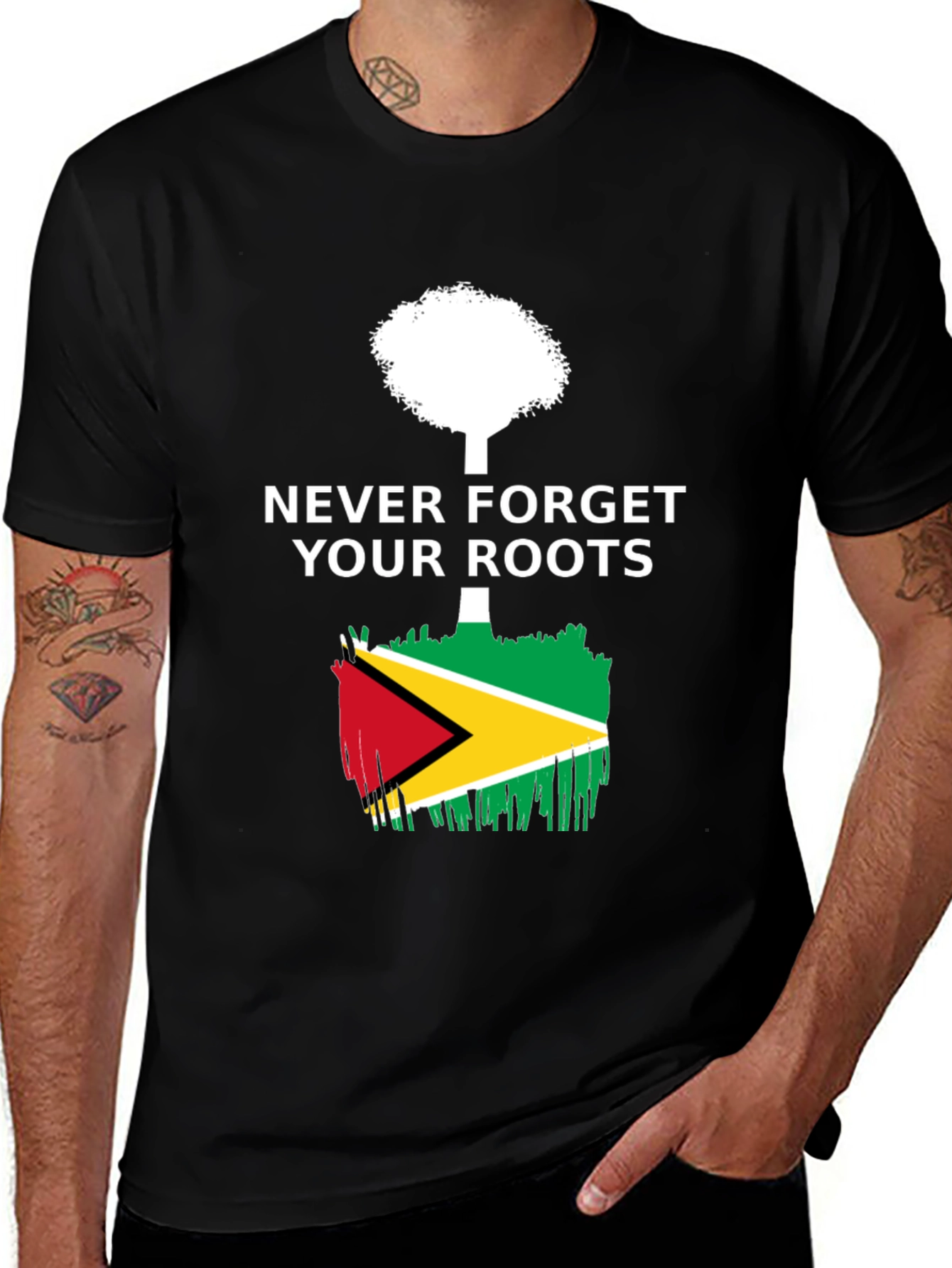 Guyana Roots T-Shirt - Never Forget