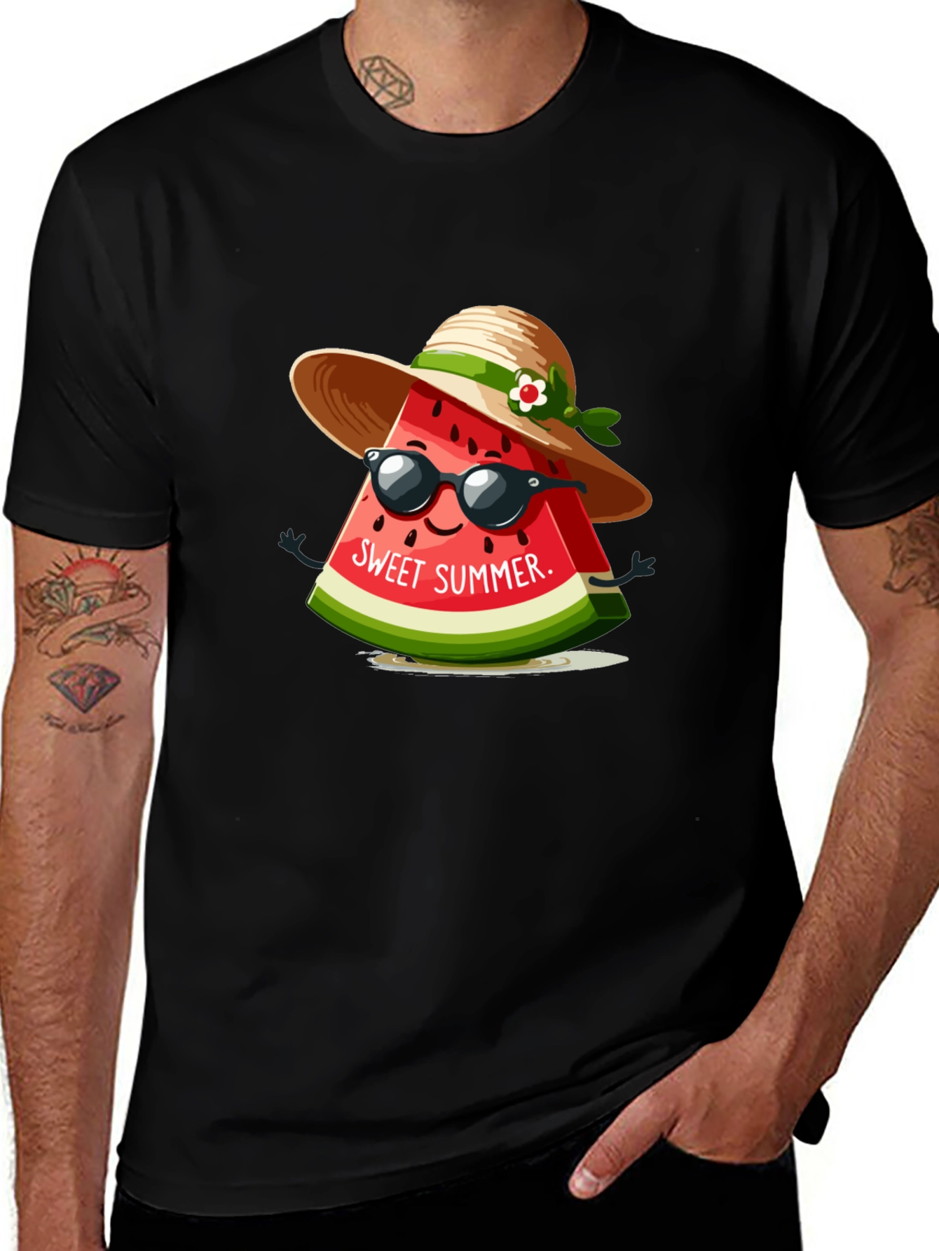 Variant 22 of Sweet Summer Watermelon Graphic Tee