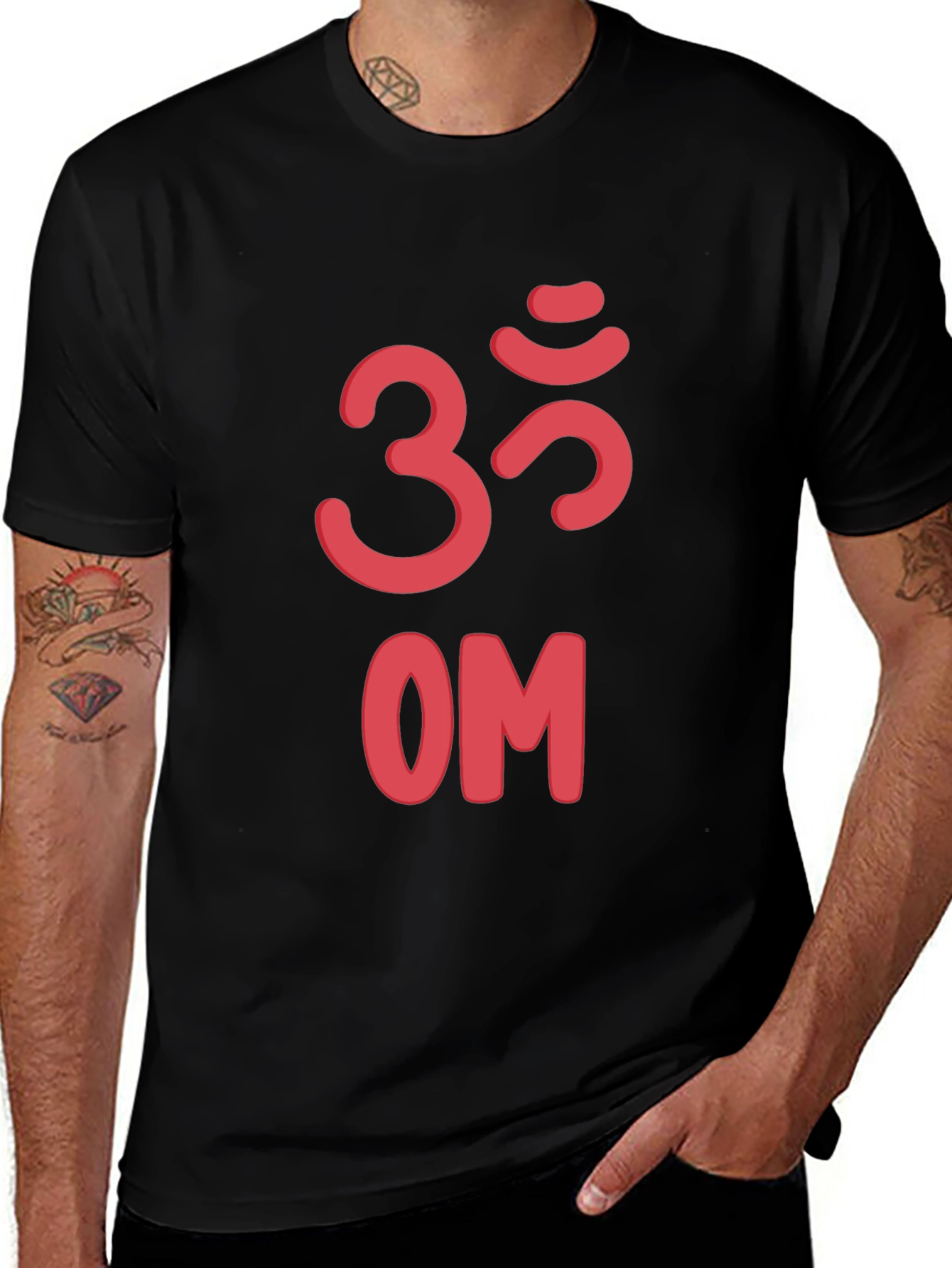 Variant 15 of Om Symbol Graphic Tee - Stylish & Comfortable
