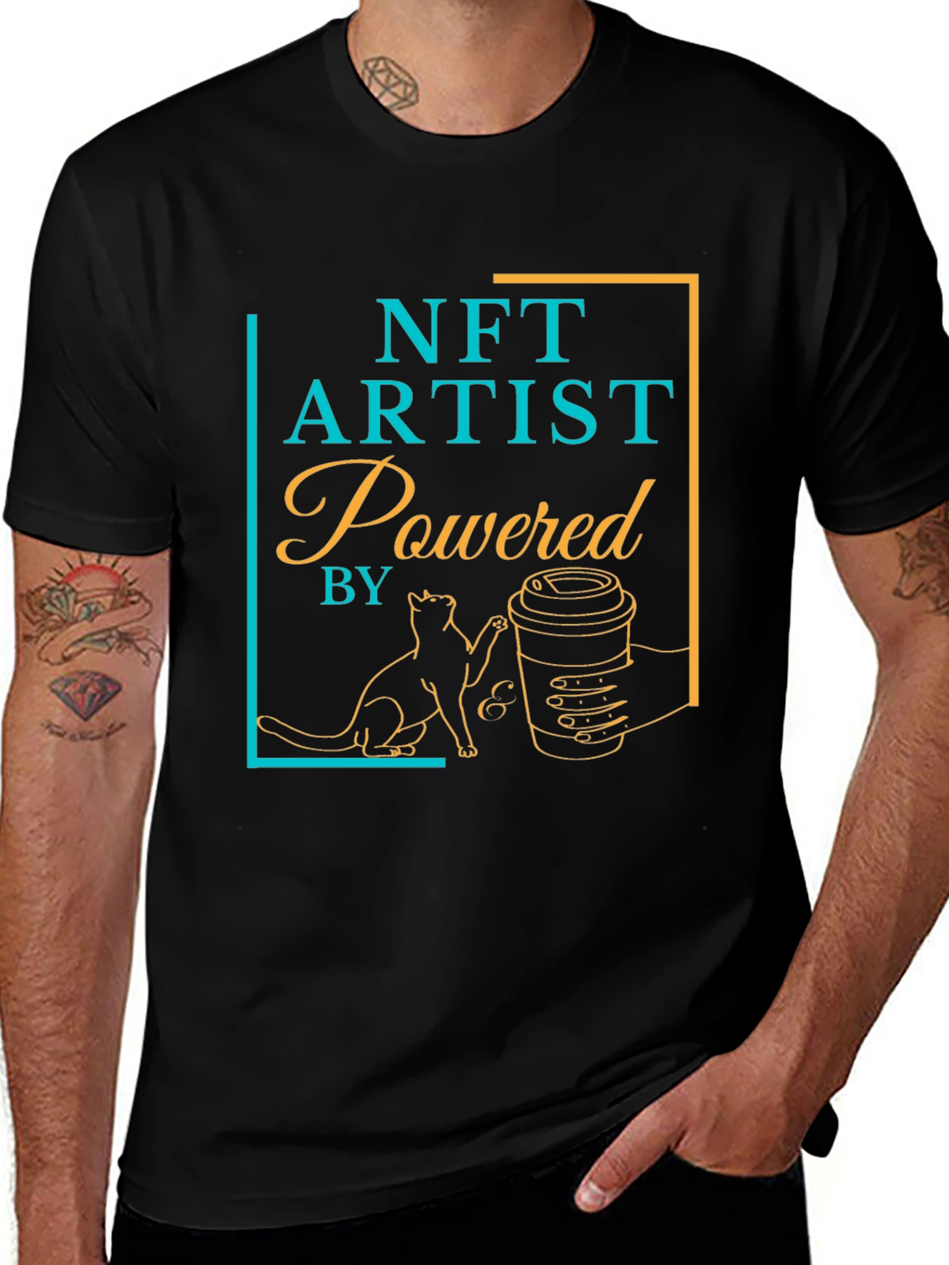 NFT Artist Powered By Coffee T-Shirt