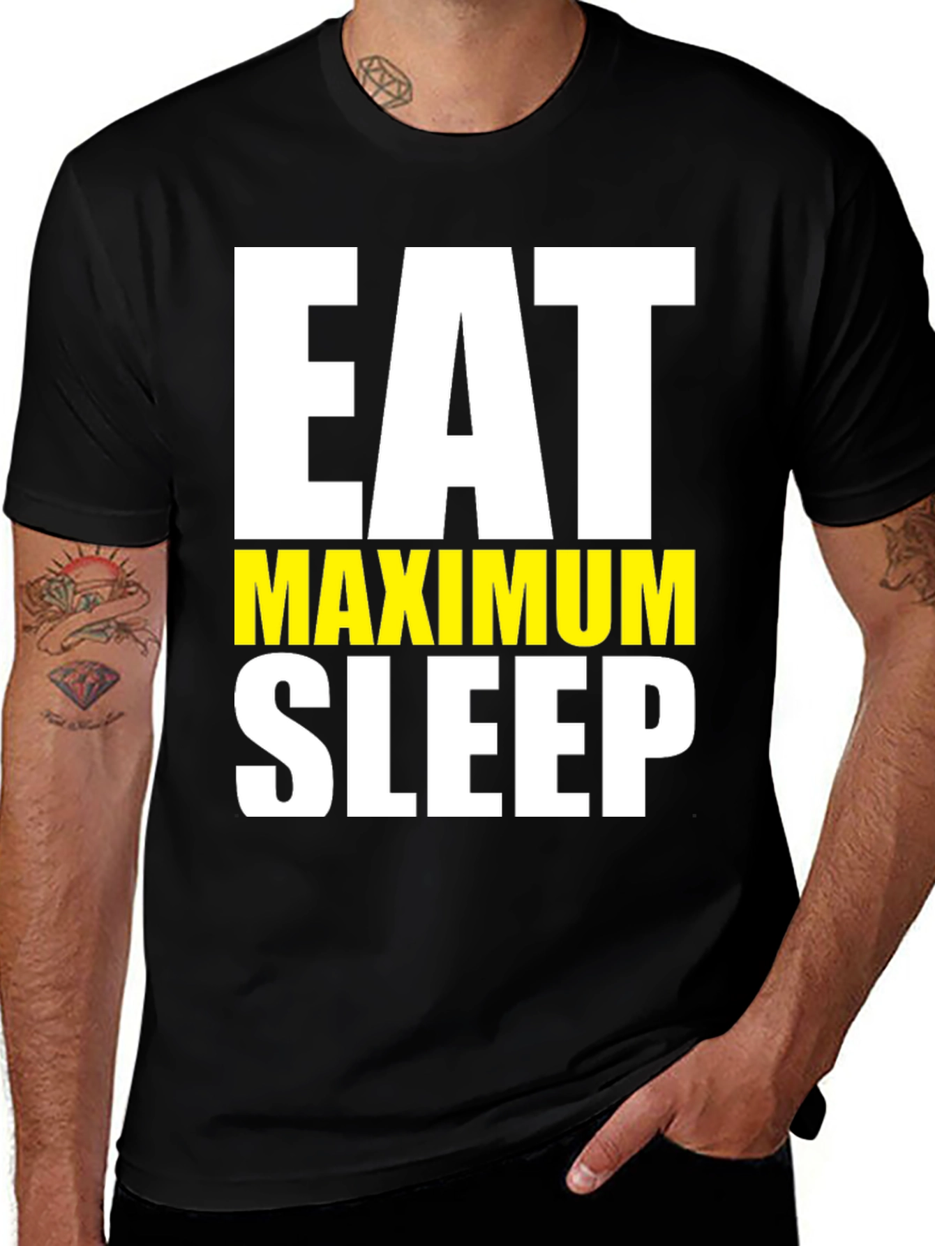 Variant 7 of Eat Maximum Sleep T-Shirt