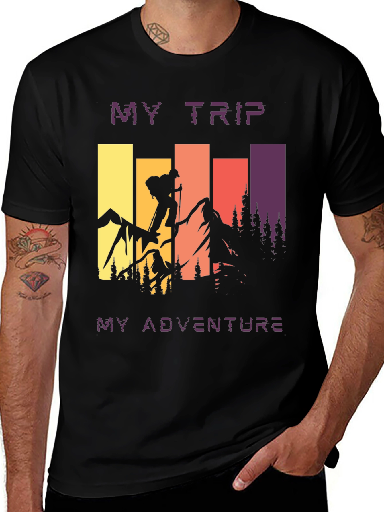 Variant 3 of My Trip My Adventure Graphic Tee