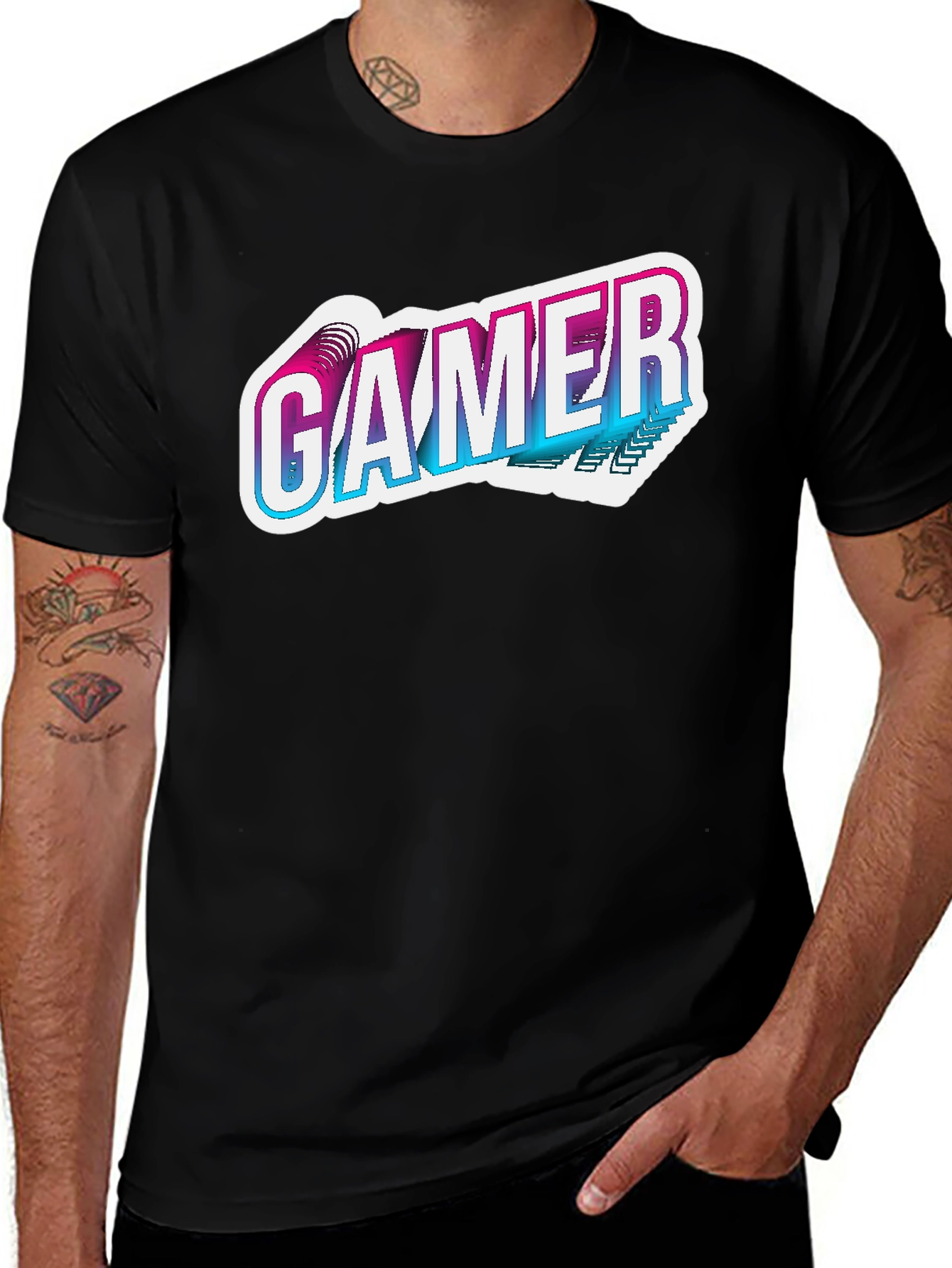 Variant 19 of Gamer T-Shirt - Retro Style