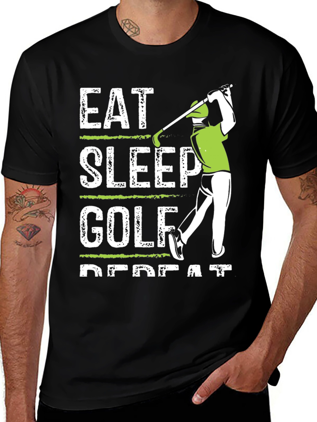 Variant 29 of Eat Sleep Golf Repeat T-Shirt
