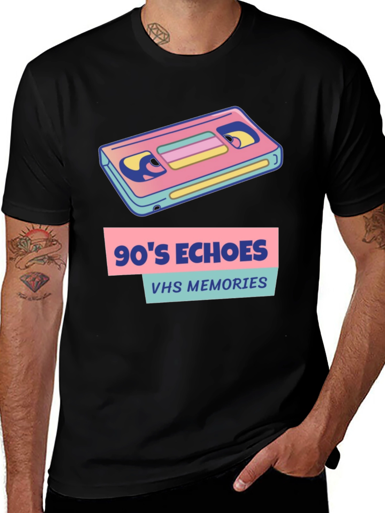 90's Echoes VHS Memories Graphic Tee