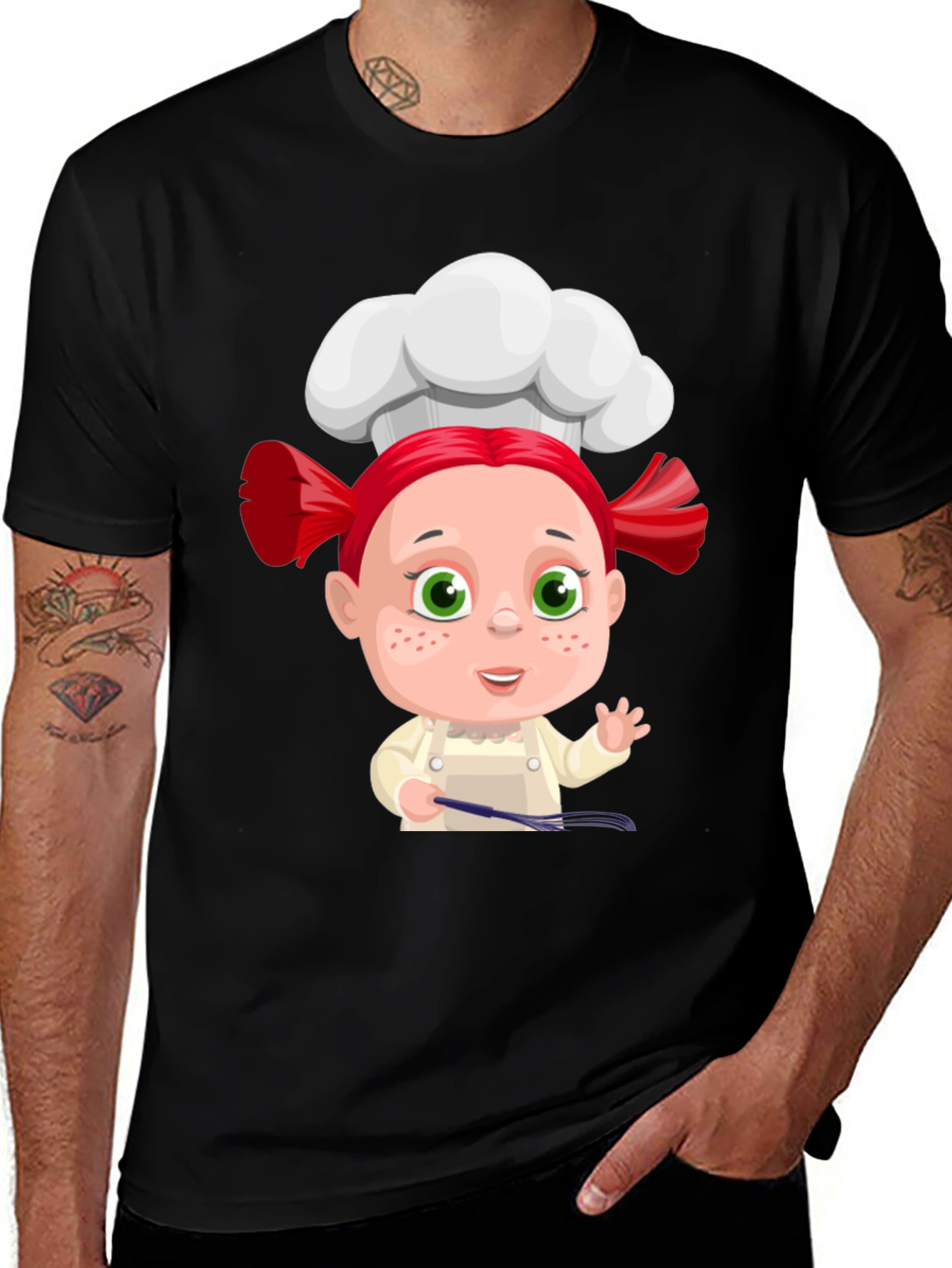 Variant 6 of Chef Cartoon Graphic Tee