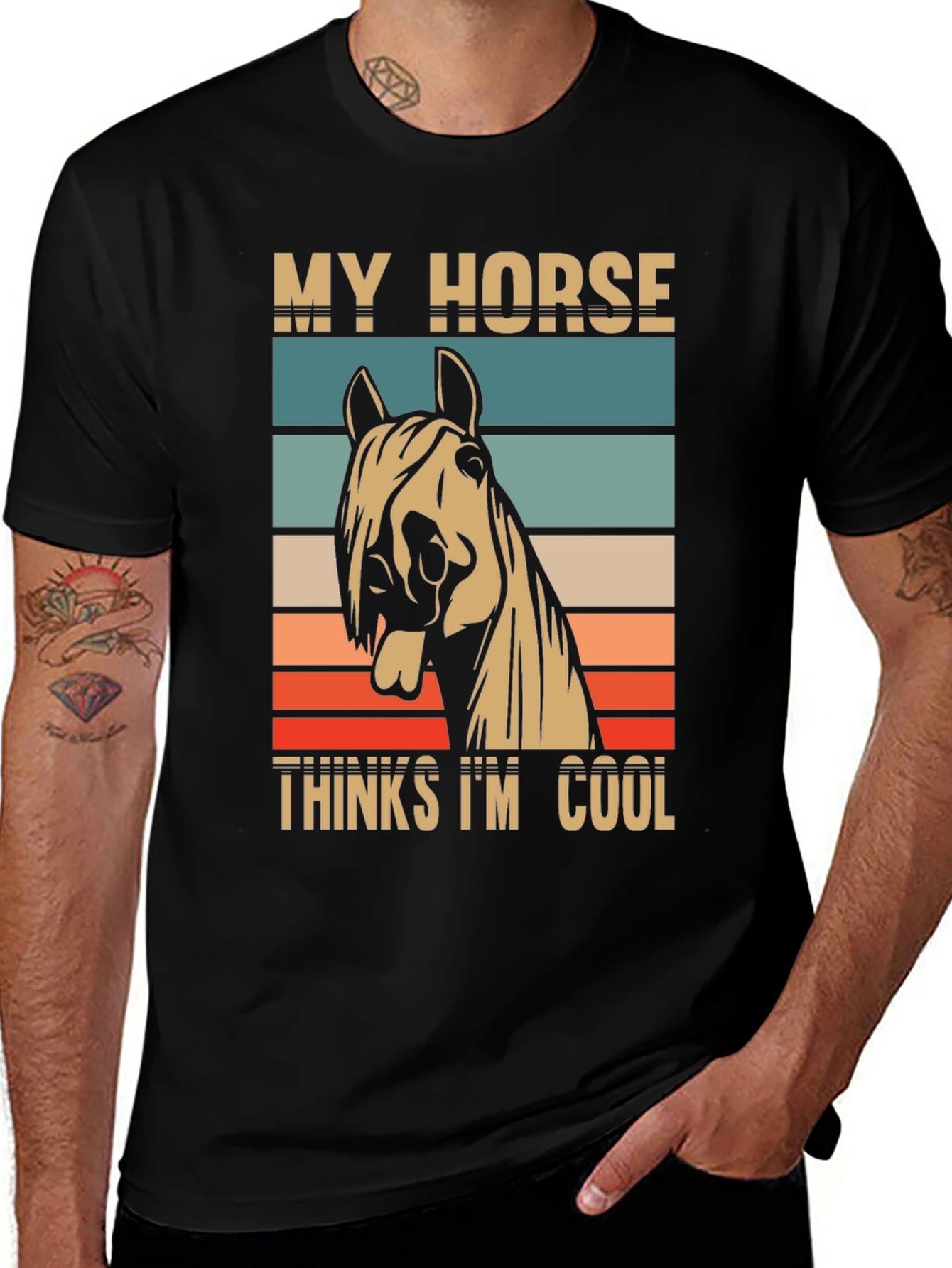 My Horse Thinks I'm Cool Graphic Tee