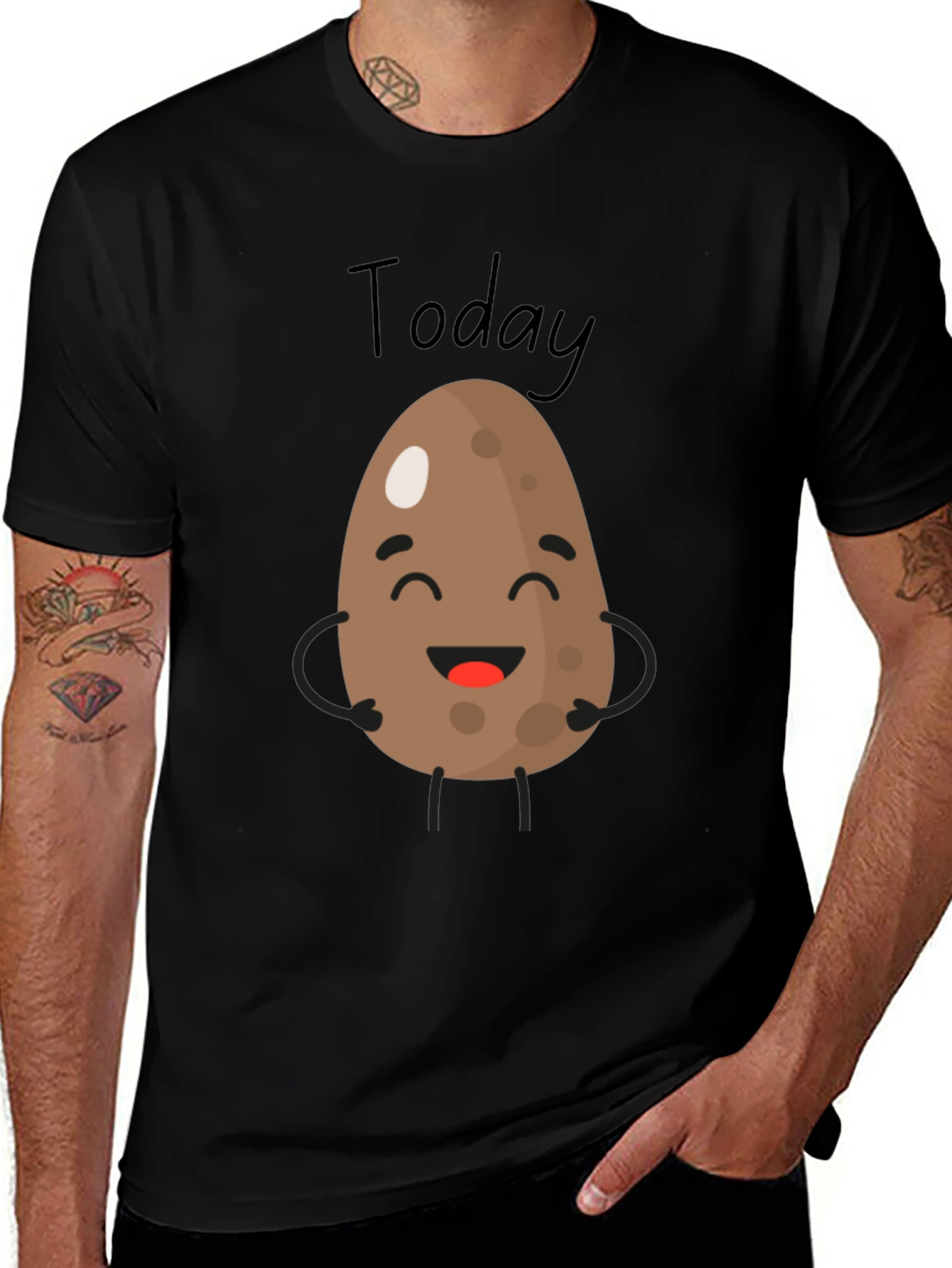 Variant 3 of Cute Potato Today Graphic Tee