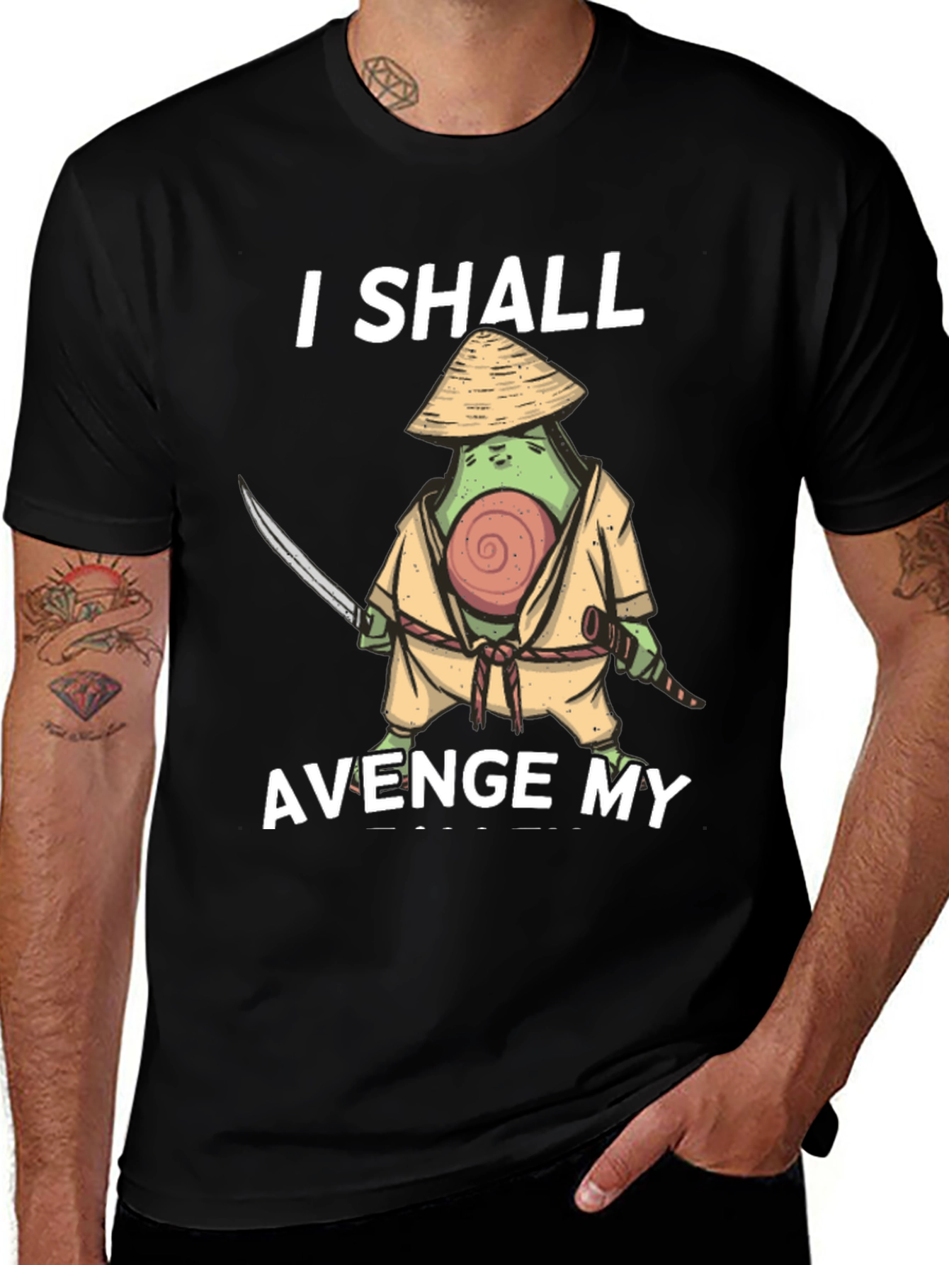 Variant 25 of Avocado Samurai Graphic Tee