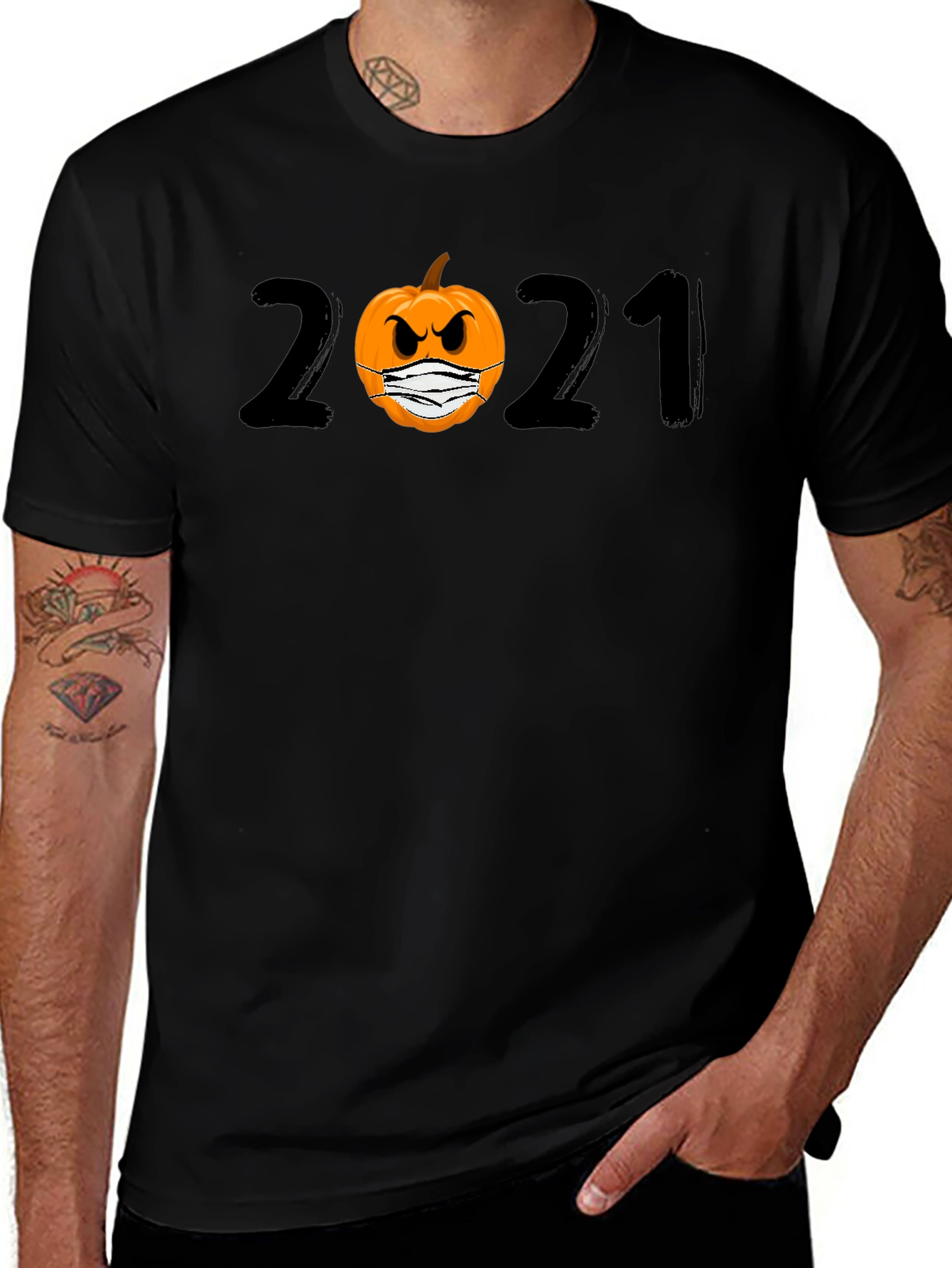 2021 Masked Pumpkin T-Shirt