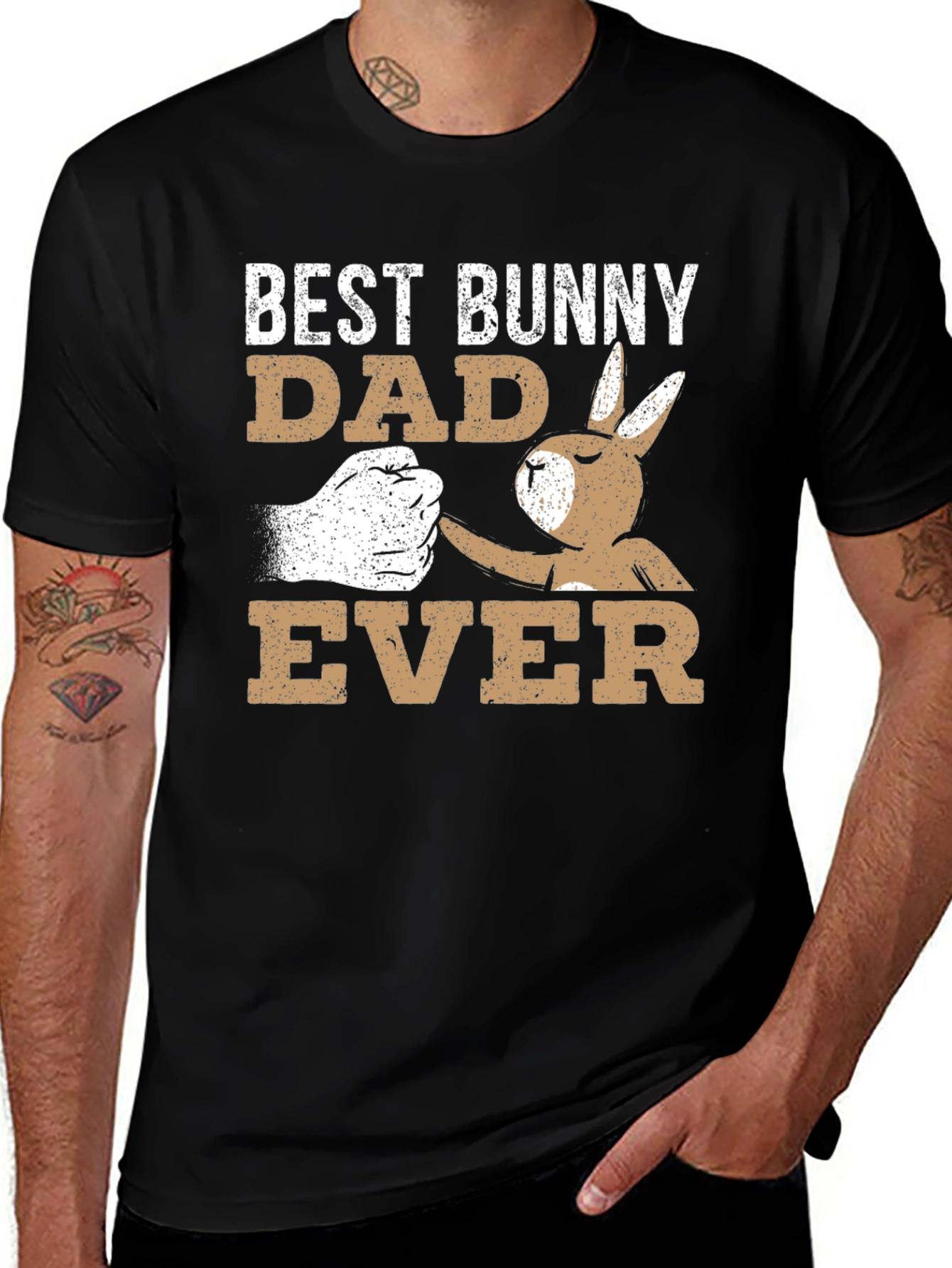 Variant 16 of Best Bunny Dad Ever T-Shirt