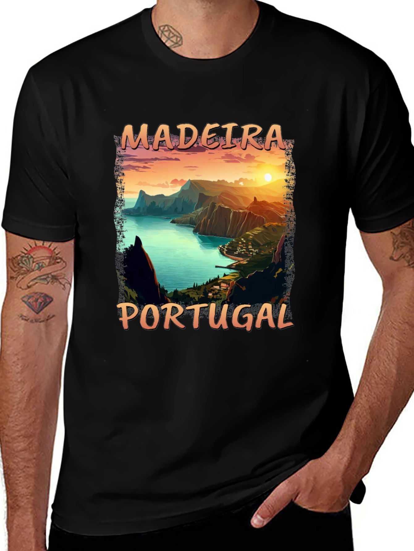 Madeira Portugal T-Shirt, Travel Souvenir