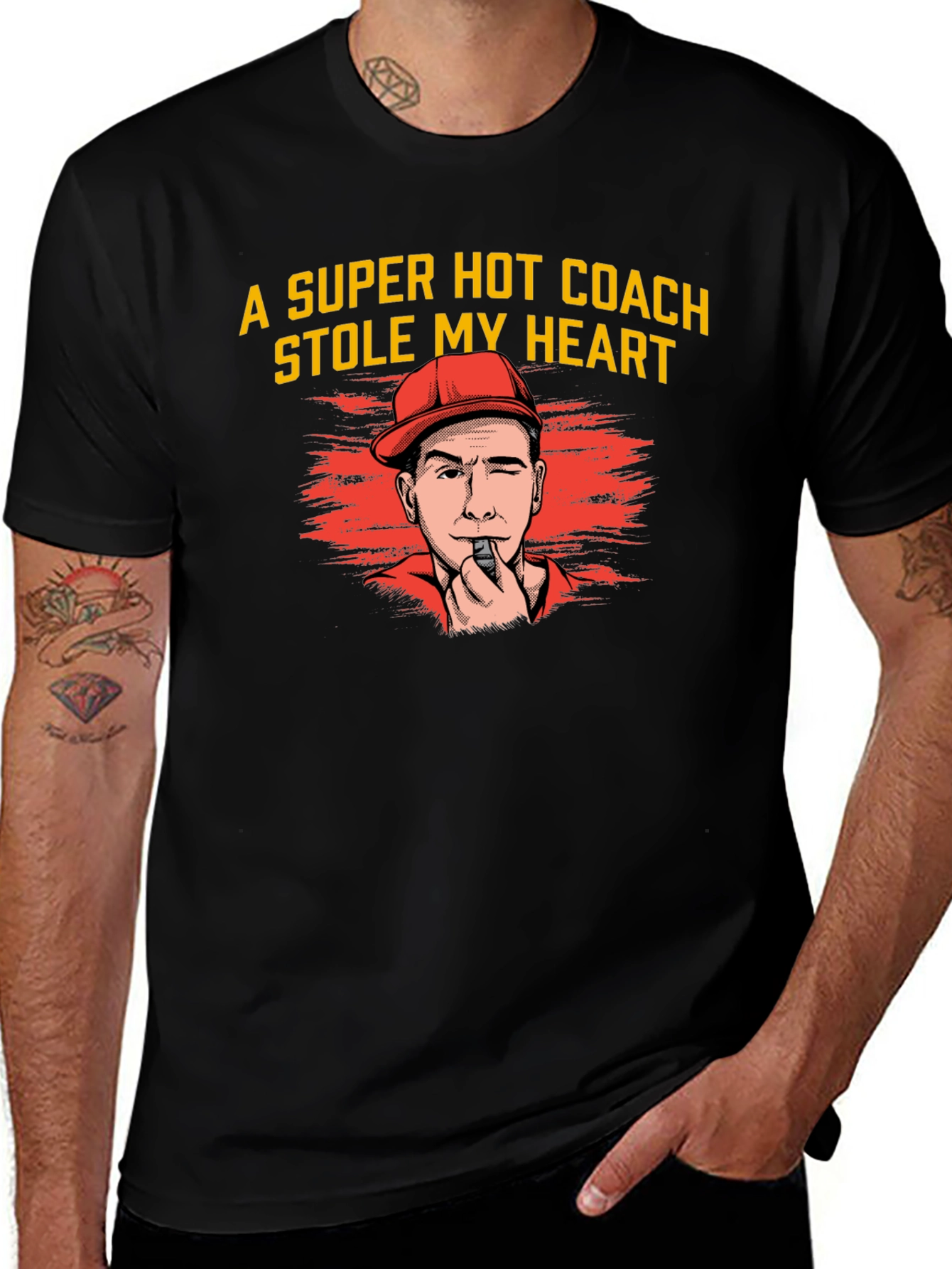 Variant 16 of Super Hot Coach Graphic T-Shirt