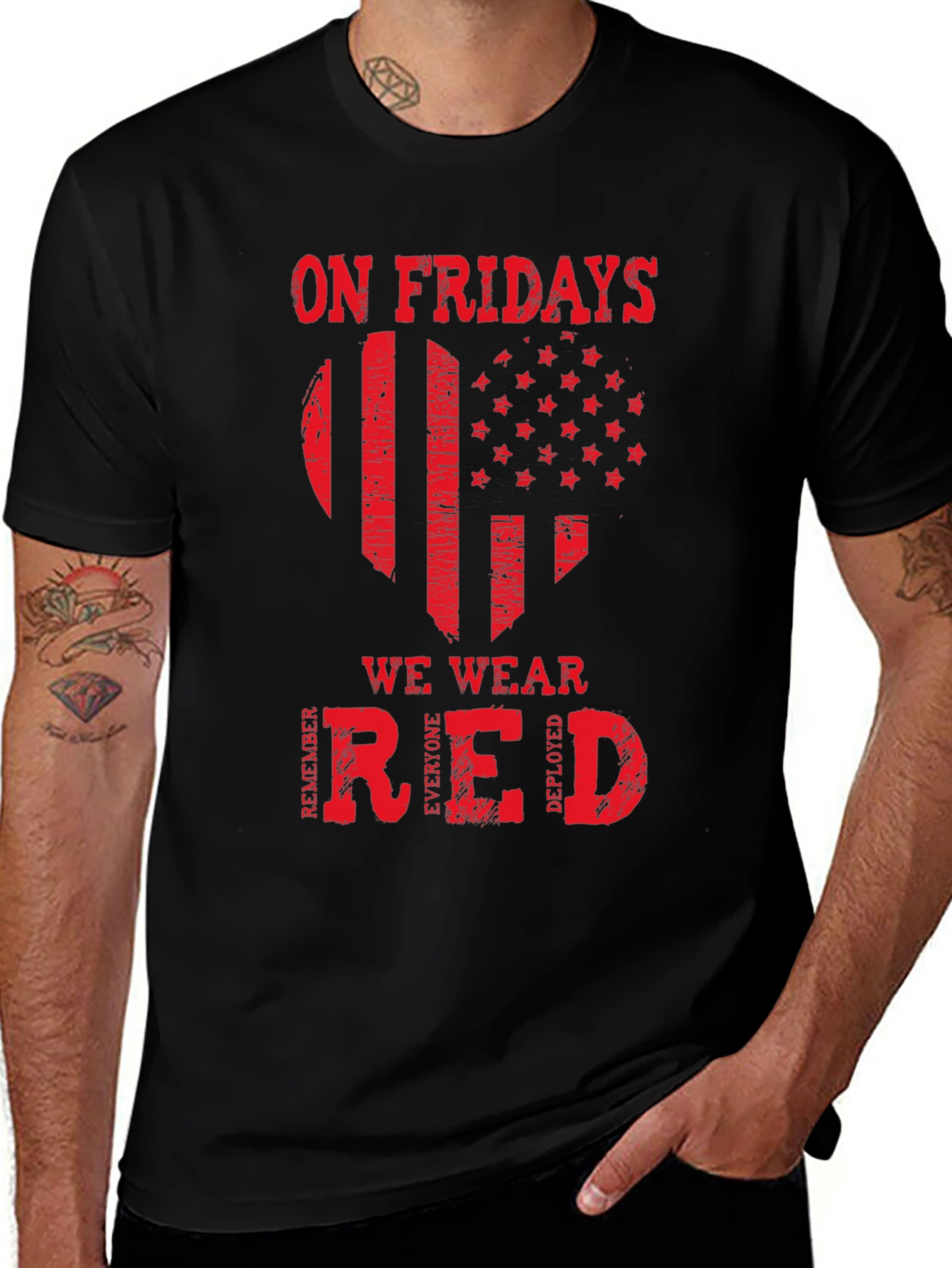 On Fridays We Wear RED T-Shirt