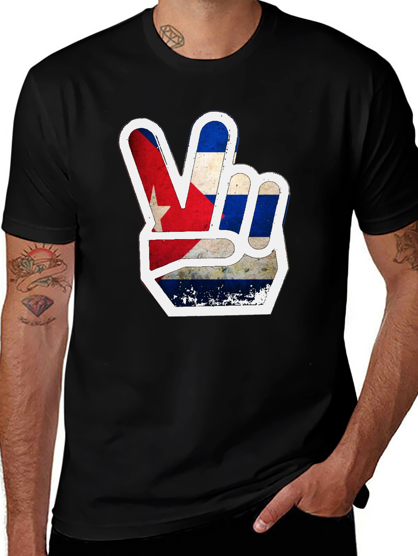 Cuba Peace Sign T-Shirt