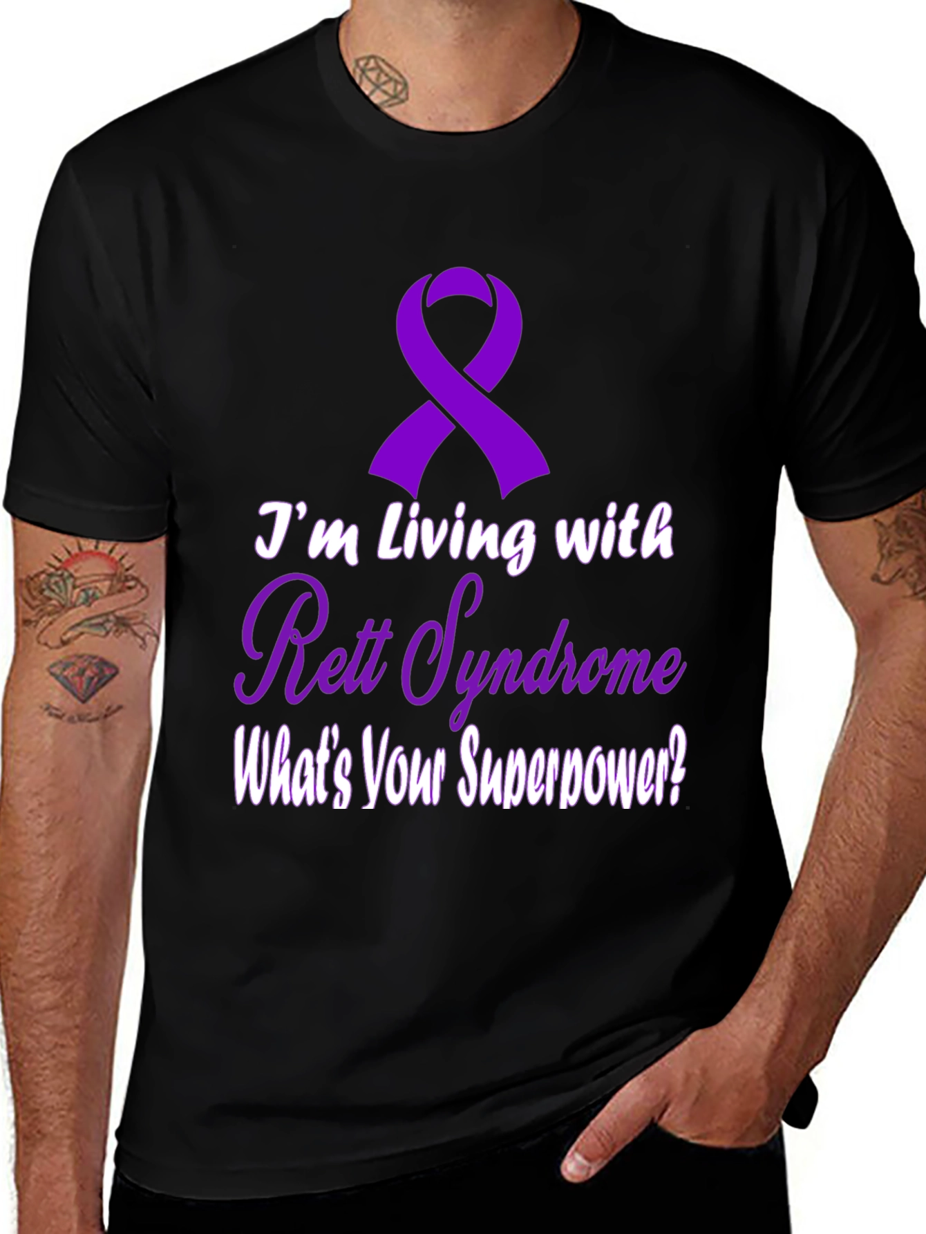 Rett Syndrome Awareness T-Shirt - What's Your Superpower?