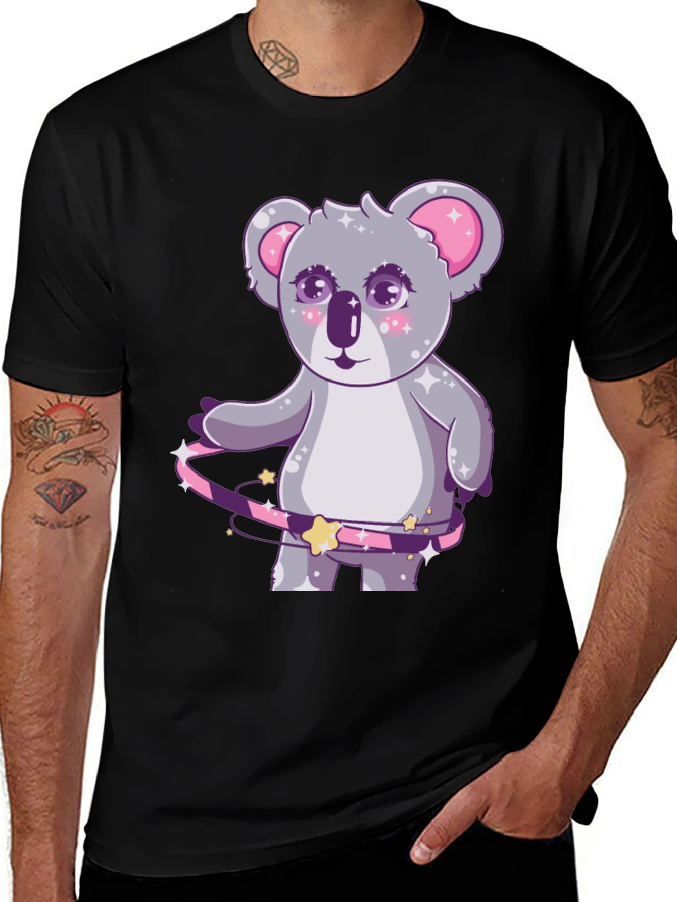 Variant 29 of Cute Koala Galaxy T-Shirt - Unisex Soft Tee