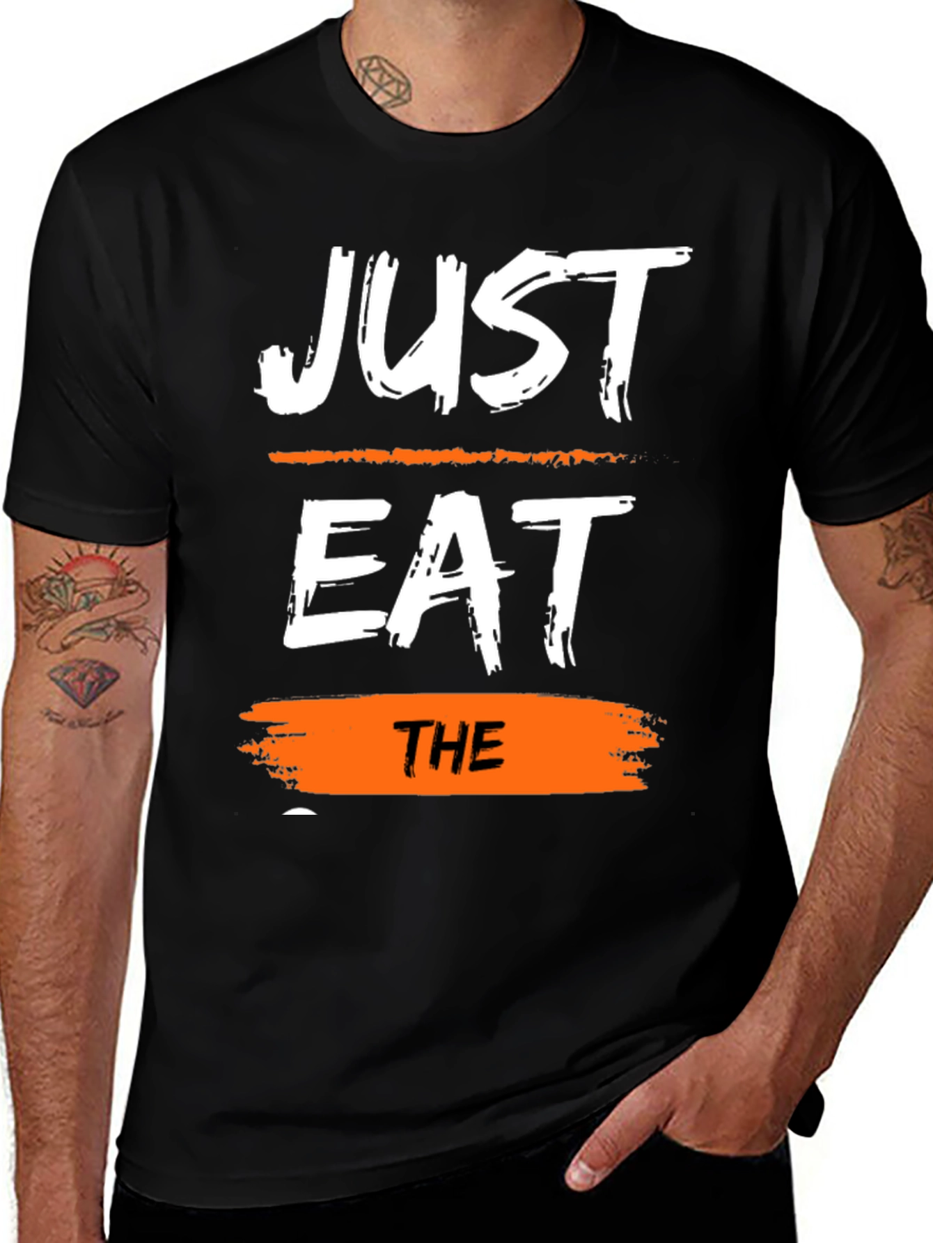 Variant 15 of Just Eat The T-Shirt - Trendy Graphic Tee