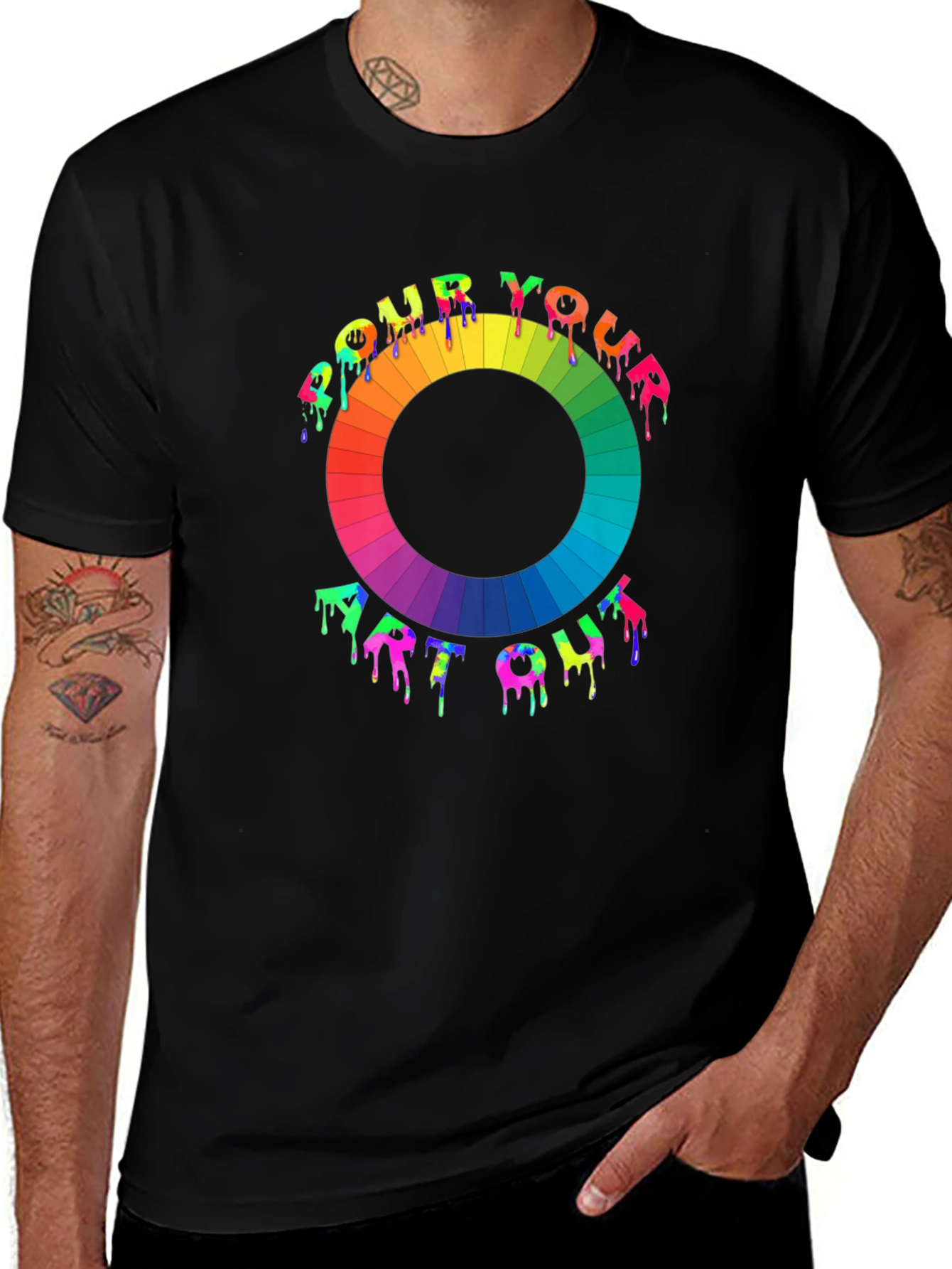 Variant 9 of Pour Your Art Out Graphic Tee