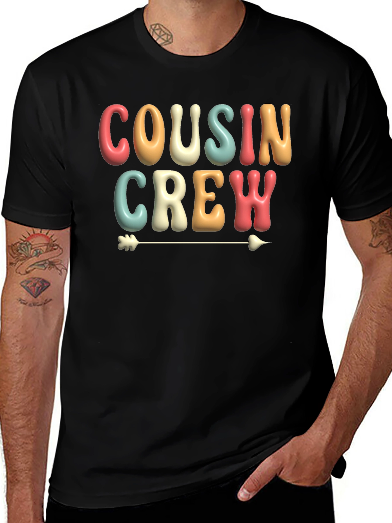 Variant 23 of Cousin Crew Retro Graphic Tee