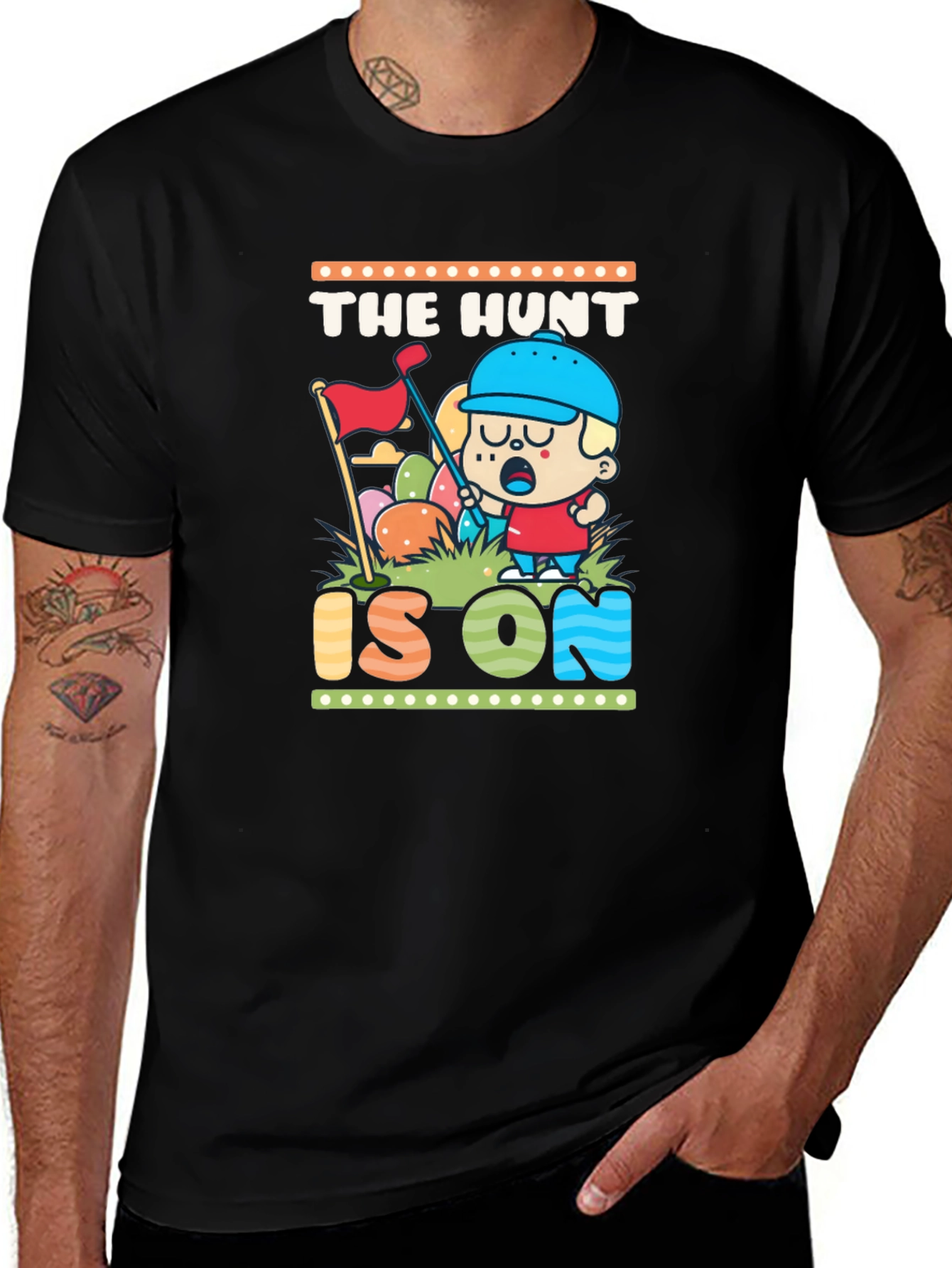 Easter Hunt T-Shirt for Golf Lovers