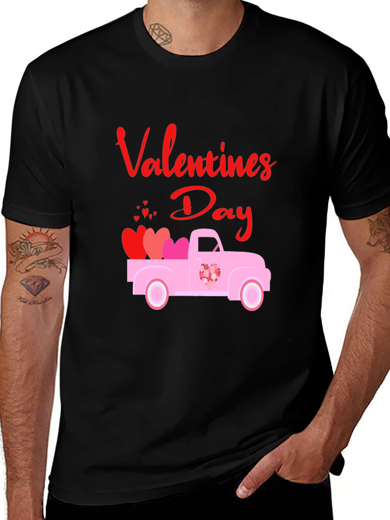 Variant 2 of Valentine's Day Truck Graphic Tee