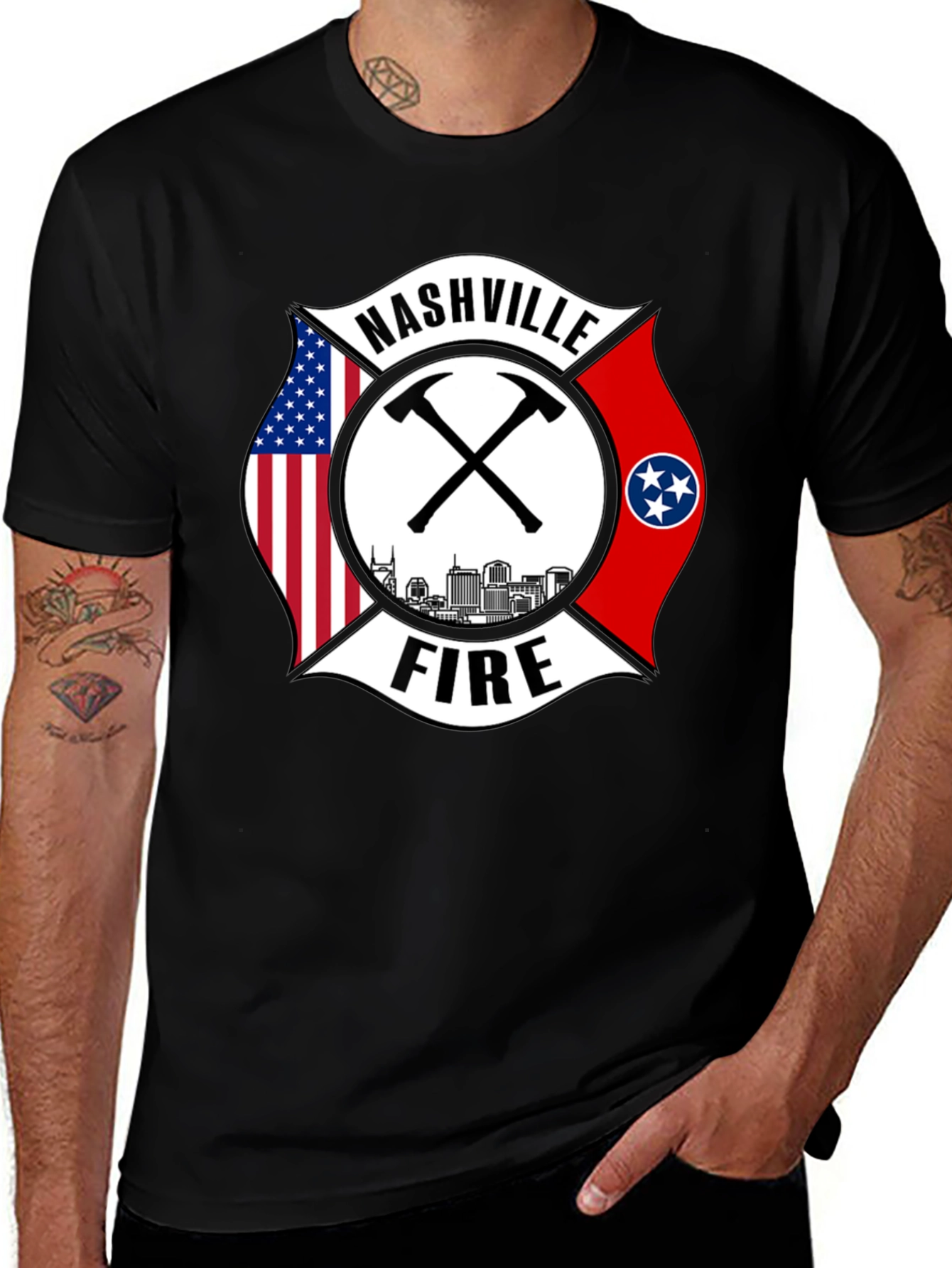 Nashville Firefighter T-Shirt