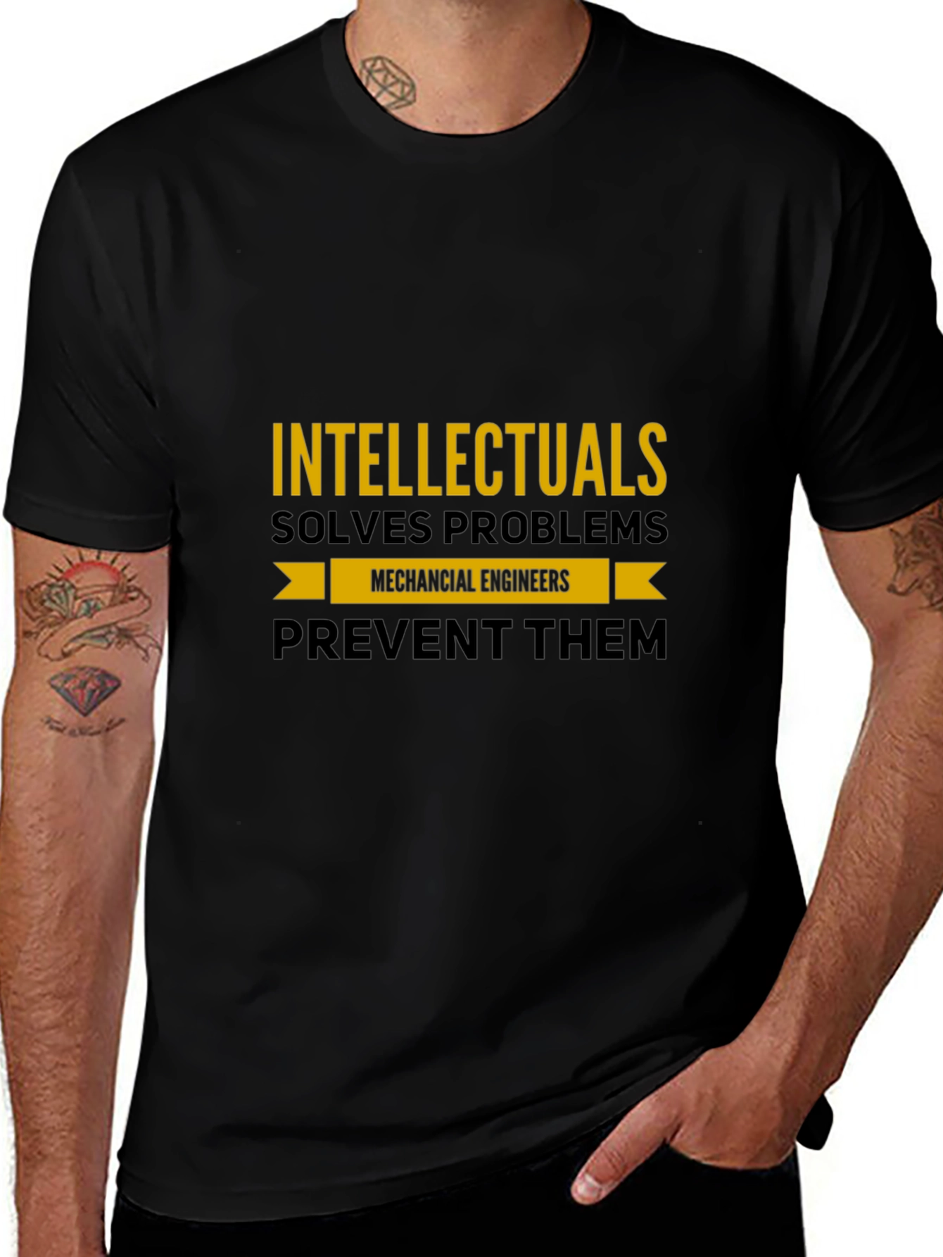 Variant 15 of Intellectuals Mechanical Engineers T-Shirt