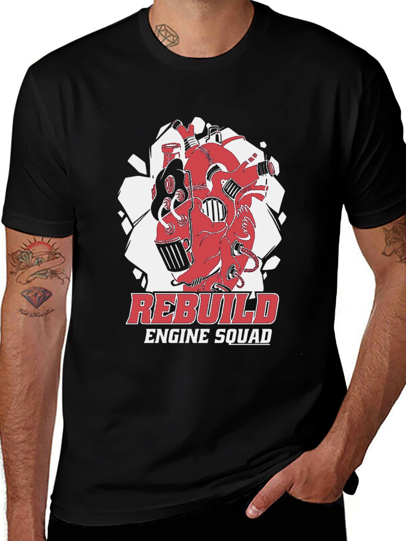 Rebuild Engine Squad Graphic T-Shirt