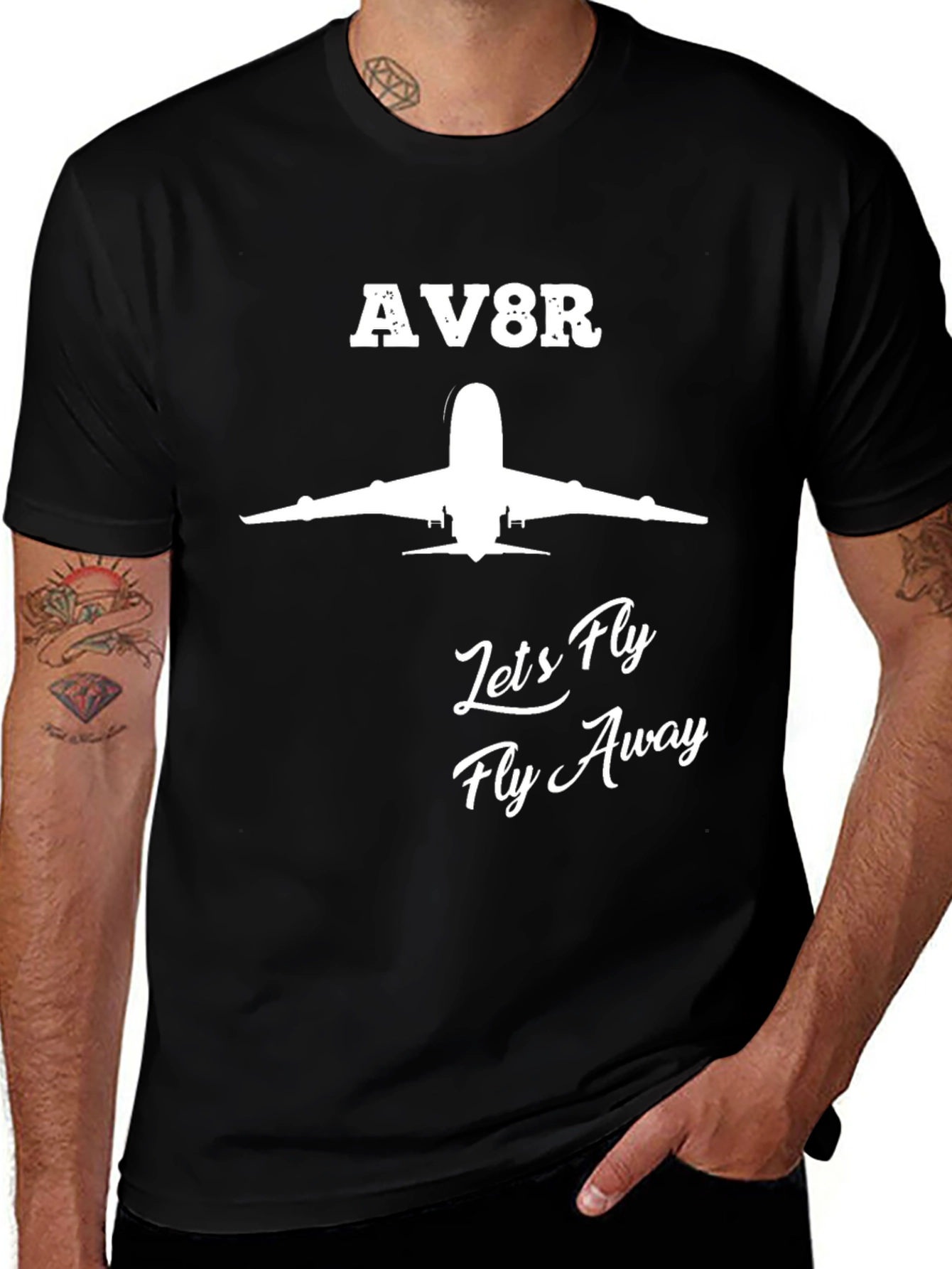 AV8R Let's Fly Away Graphic T-Shirt