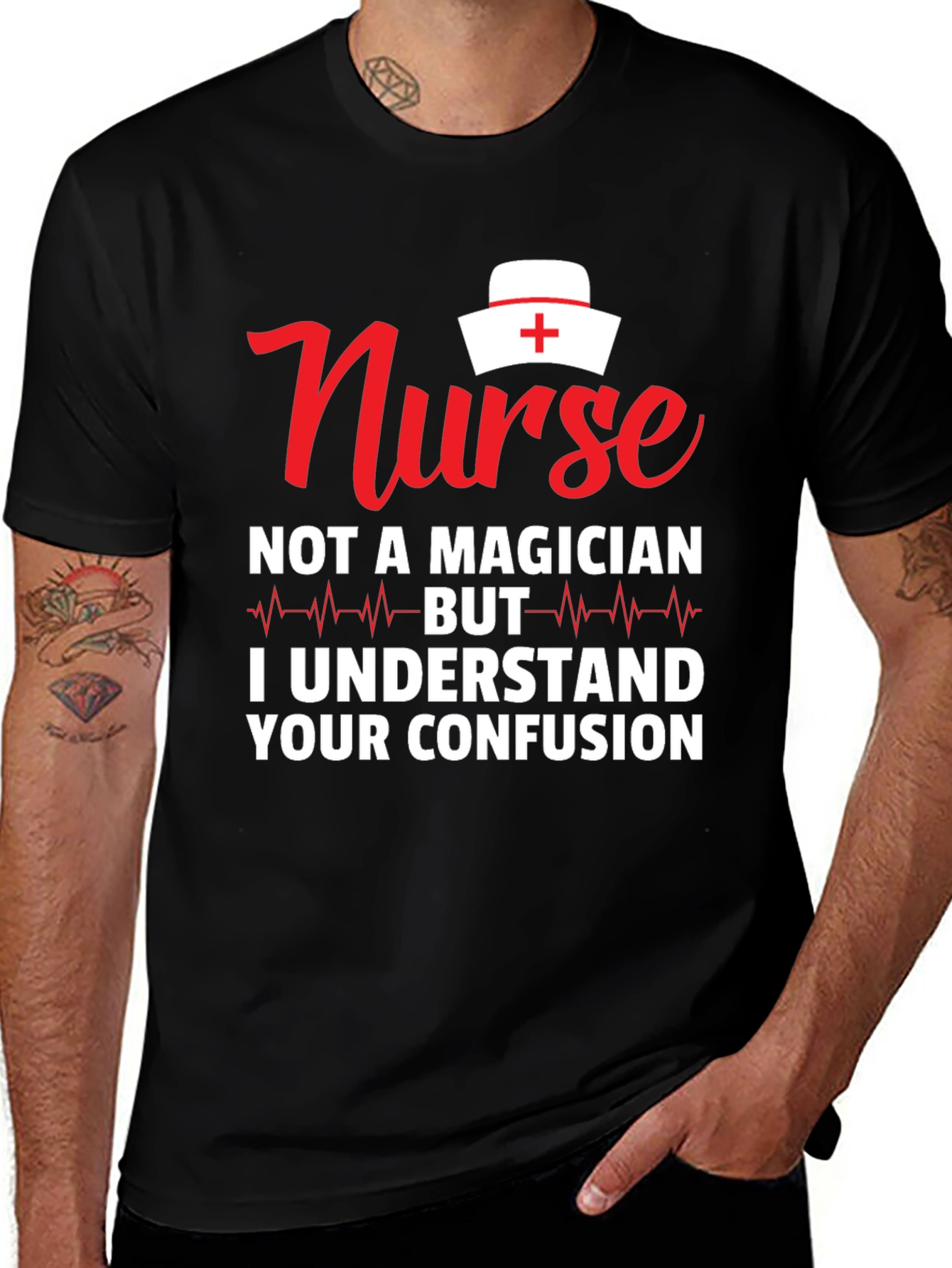 Variant 12 of Nurse Not A Magician Graphic T-Shirt