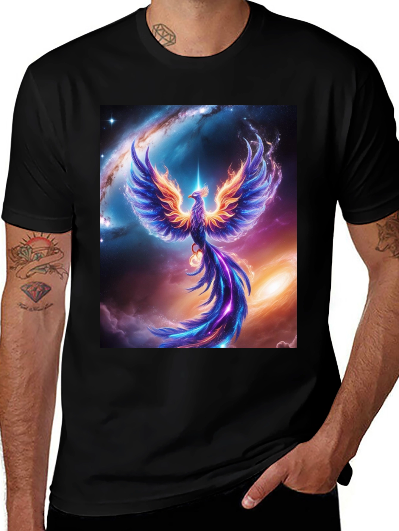 Variant 16 of Phoenix Galaxy Graphic T-Shirt