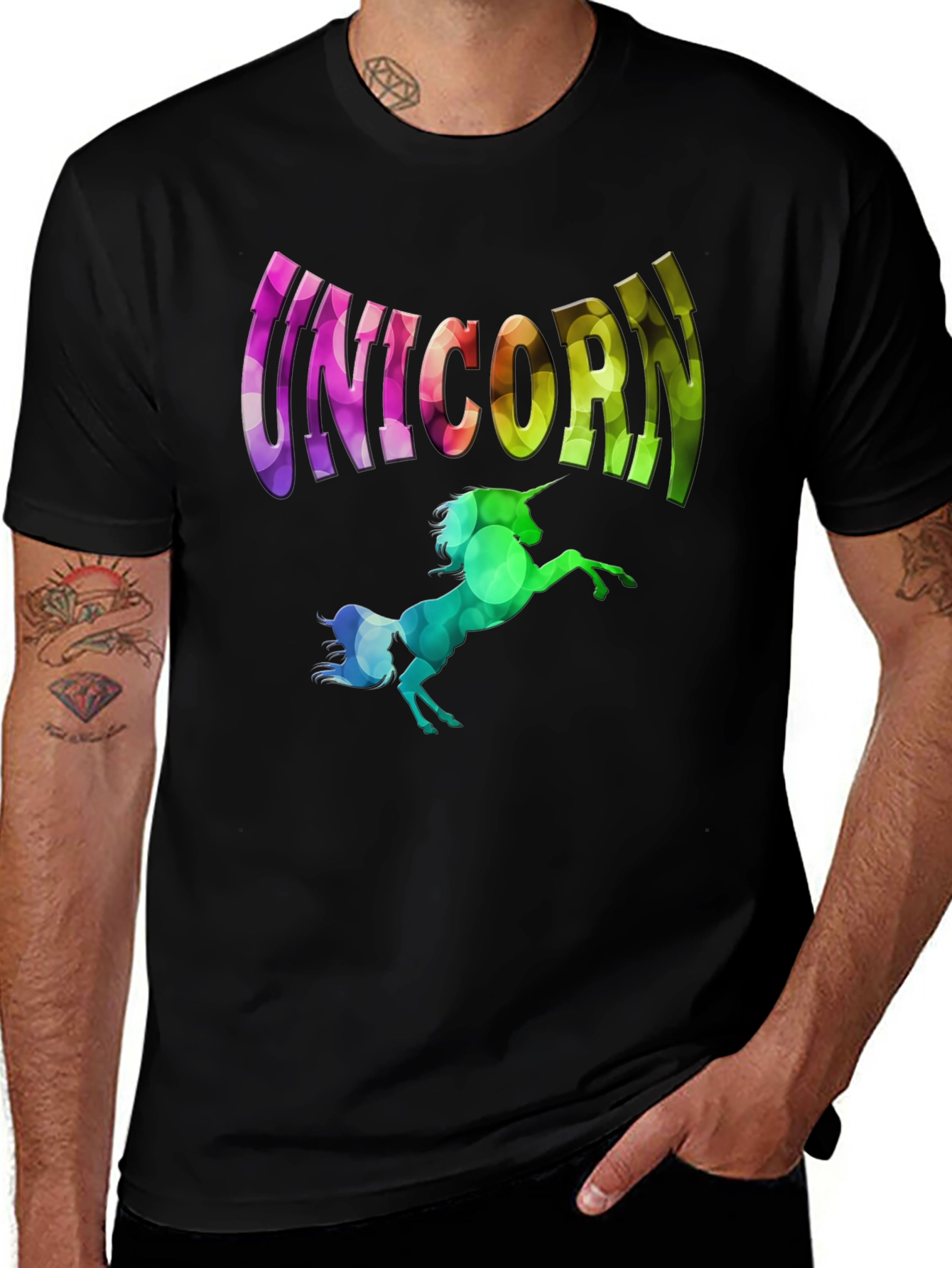 Unicorn Graphic Tee - Colorful Fantasy T-Shirt