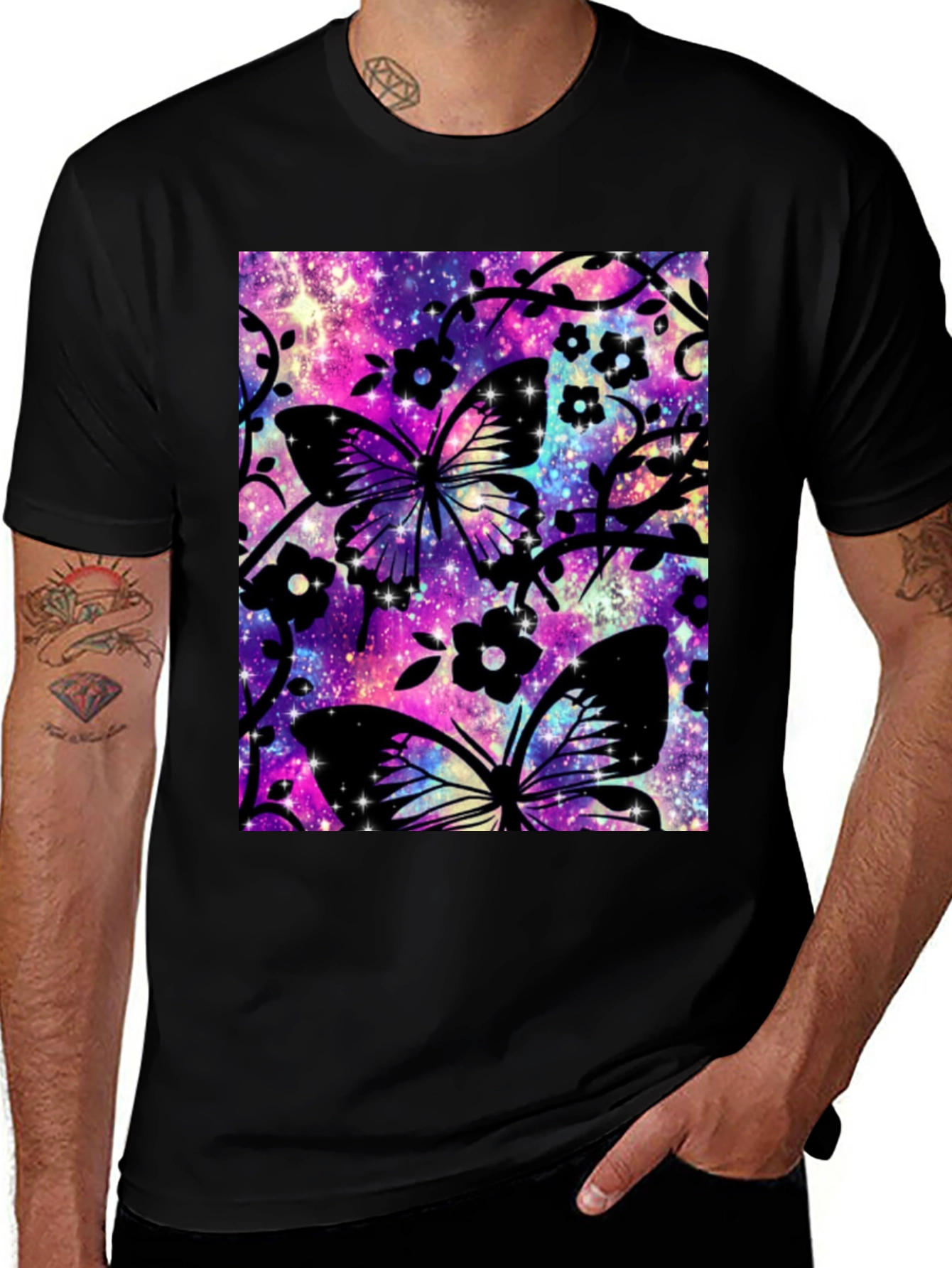 Variant 27 of Butterfly Galaxy Graphic T-Shirt