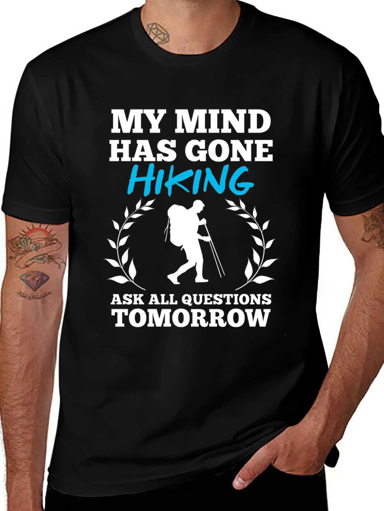 Variant 9 of Hiking Graphic T-Shirt - My Mind Has Gone Hiking