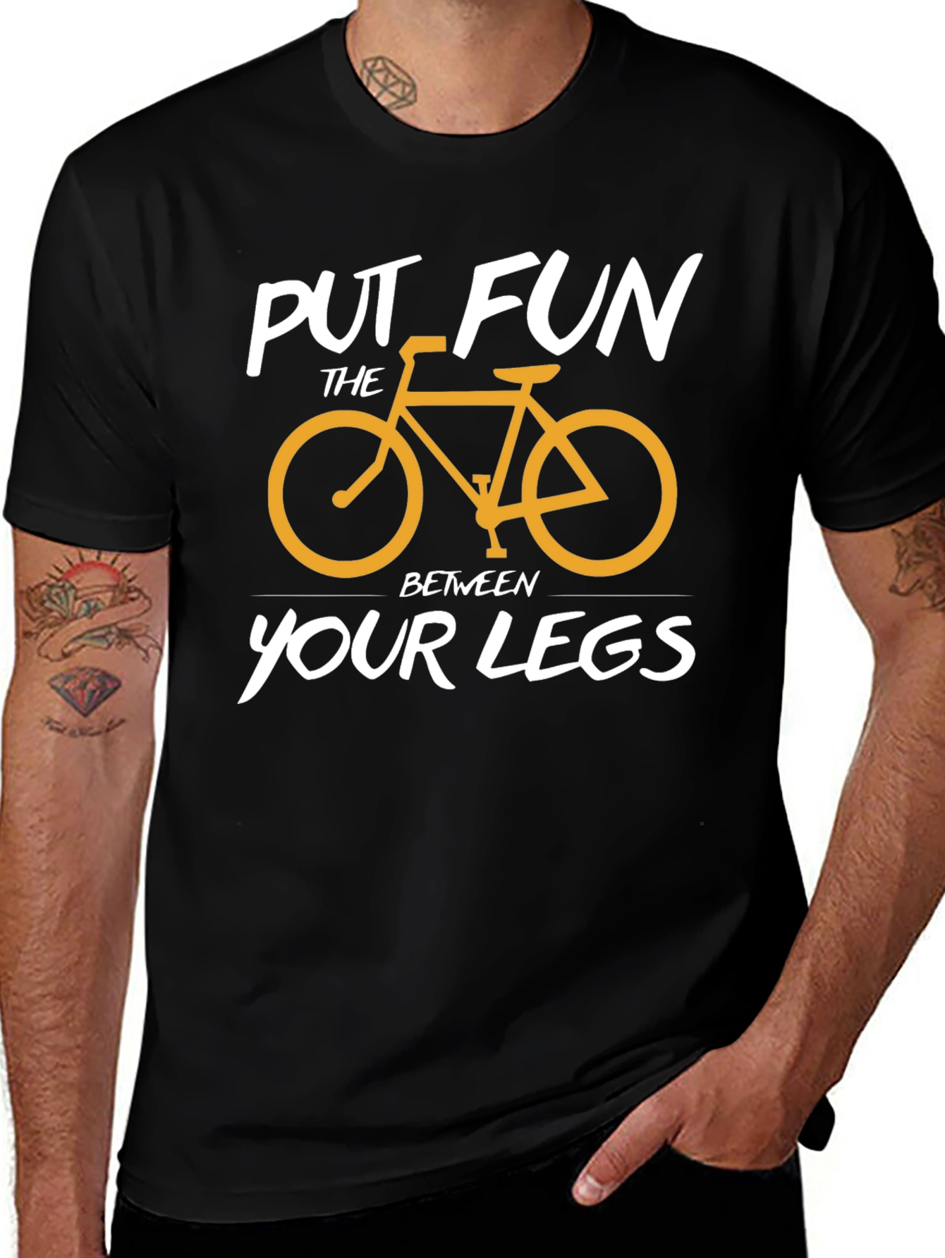 Variant 2 of Fun Between Your Legs Cycling T-Shirt