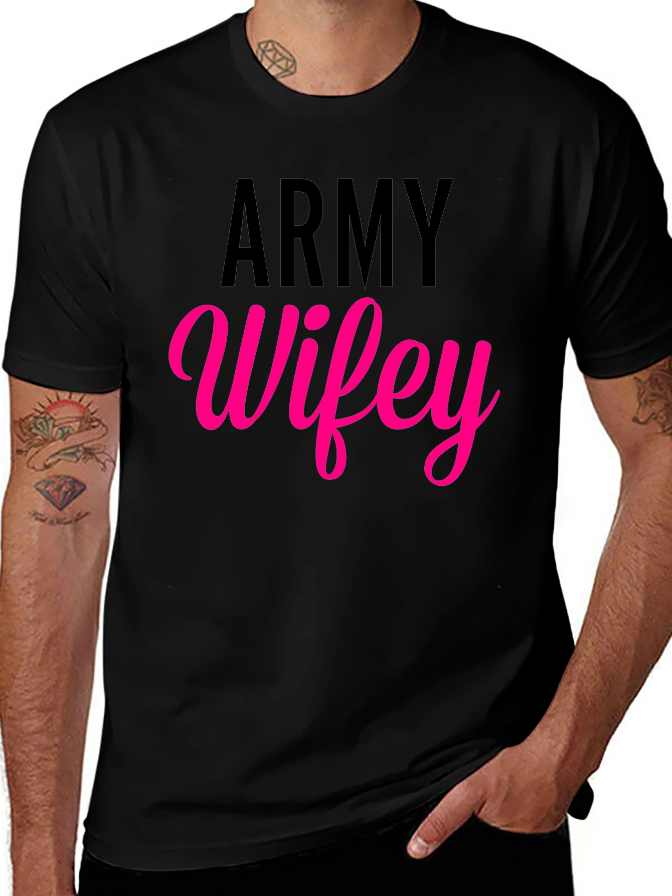 Army Wifey T-Shirt - Military Wife Pride Tee