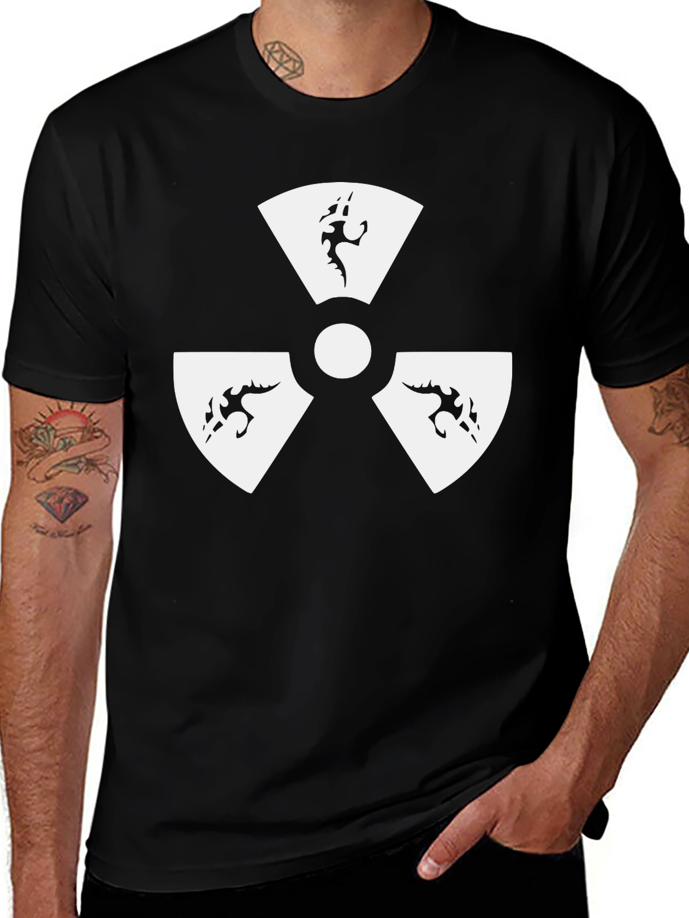 Variant 6 of Radioactive T-Shirt - Black Graphic Tee