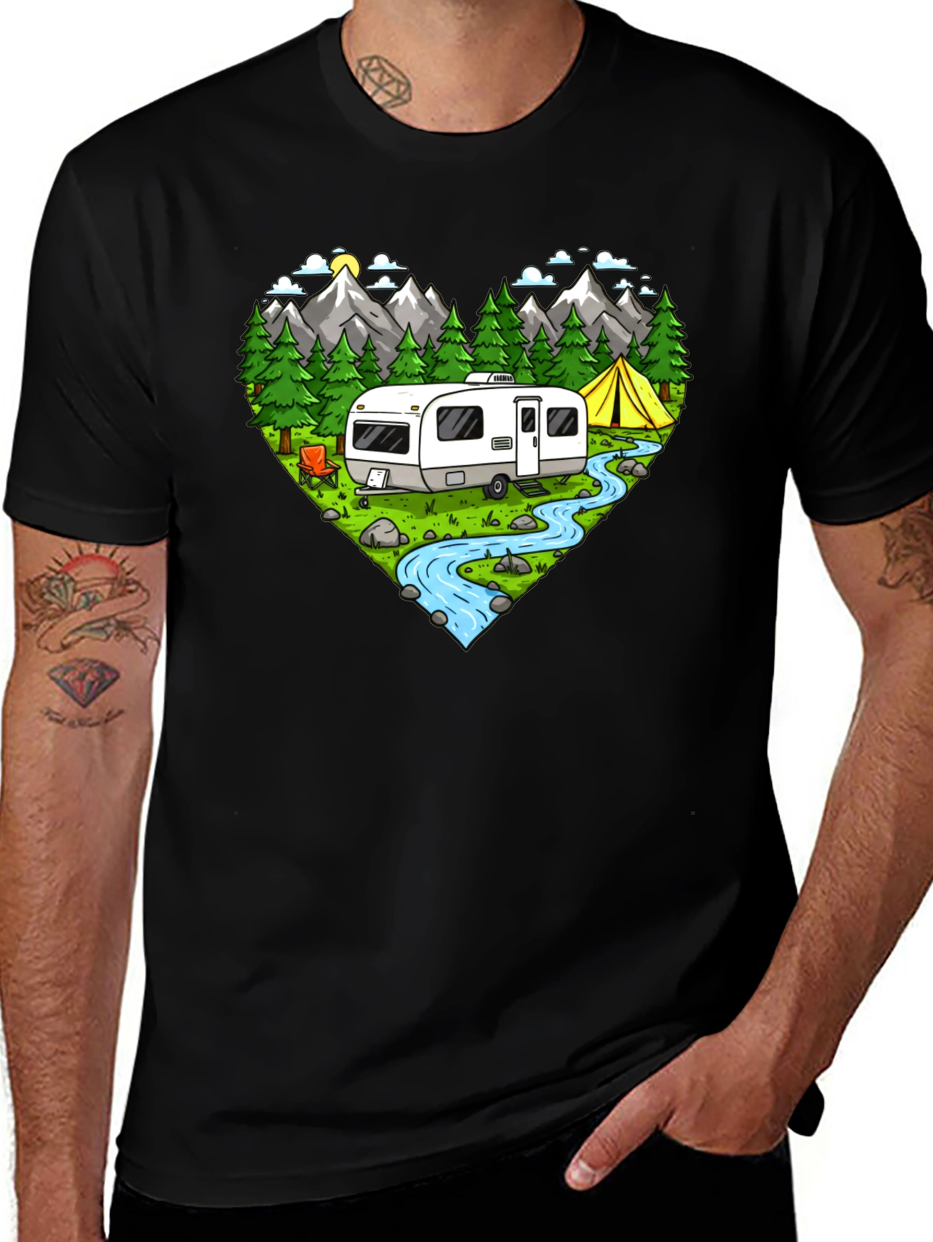 Variant 11 of Camping Adventure Graphic Tee
