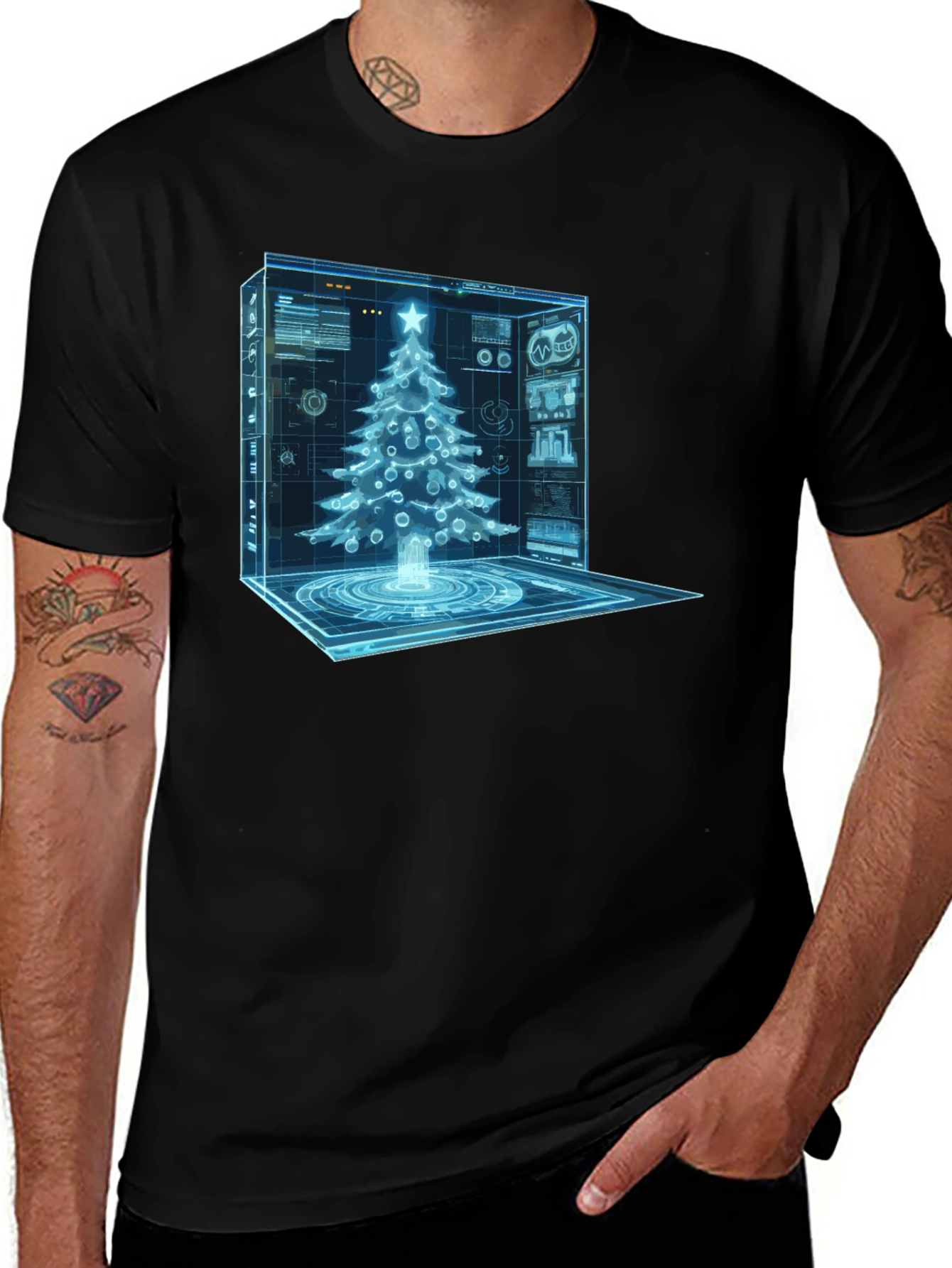 Tech Christmas Tree T-Shirt