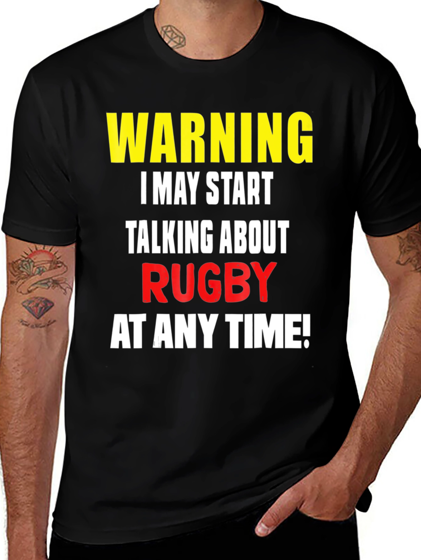 Variant 10 of Warning Rugby T-Shirt - Funny Rugby Lover Gift