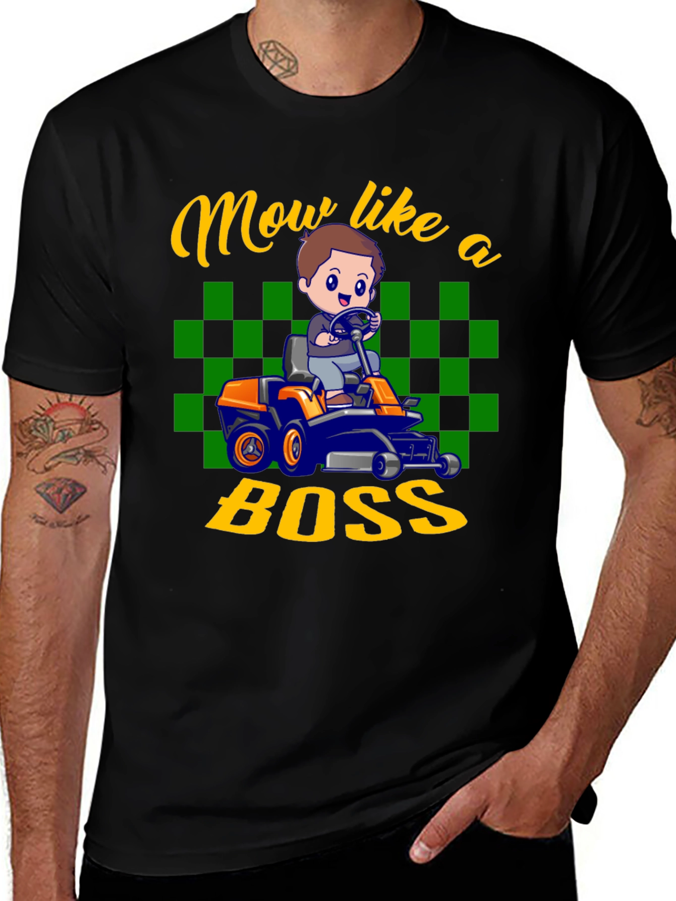 Variant 8 of Mow Like a Boss T-Shirt