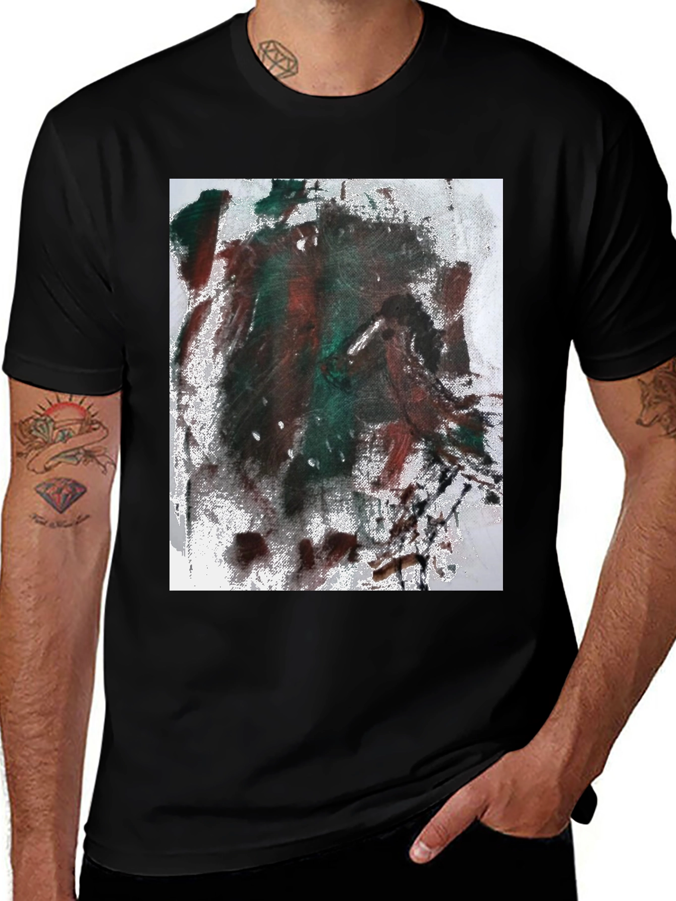 Variant 26 of Abstract Art Graphic Tee - Modern Streetwear