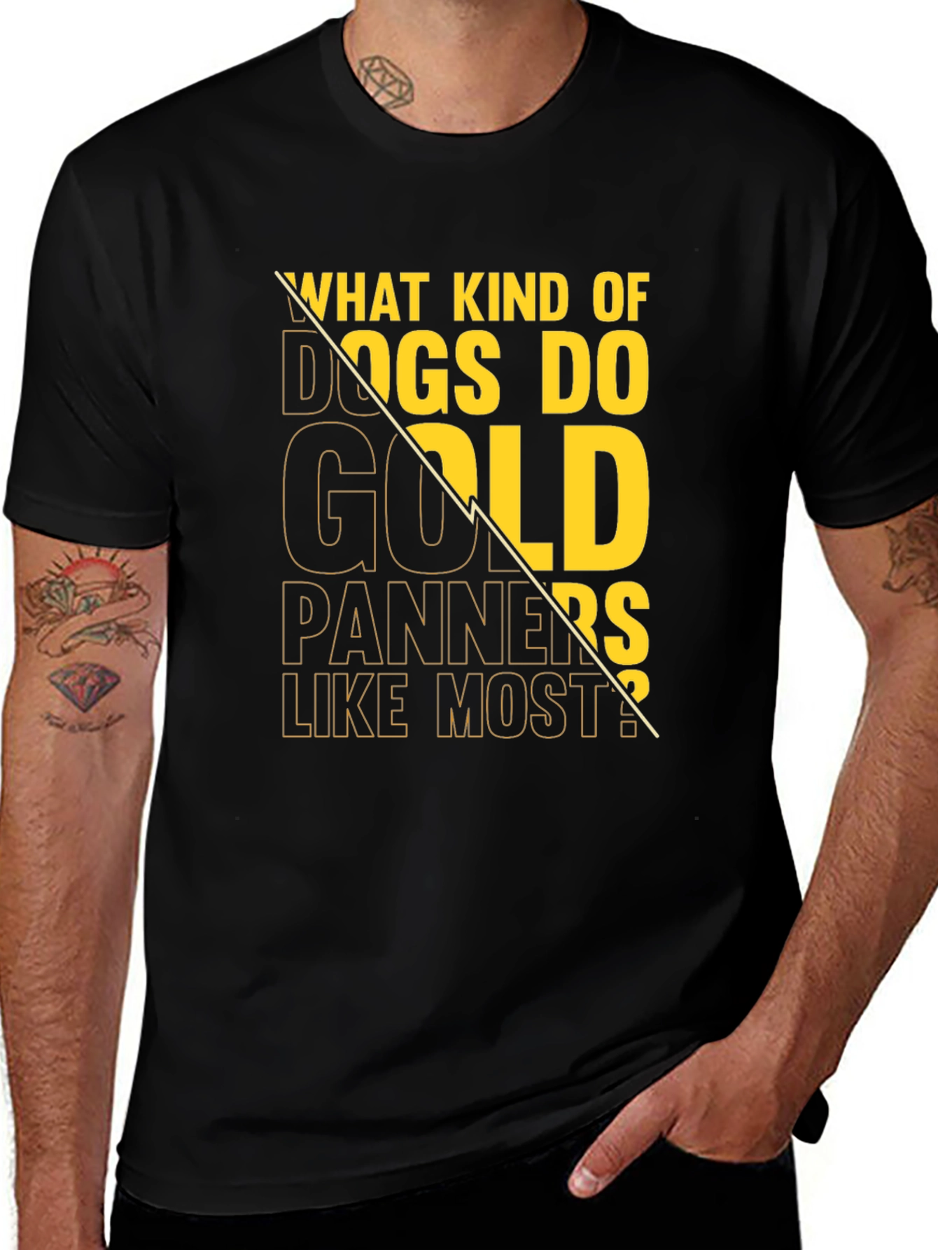 Variant 15 of Gold Panners Joke T-Shirt