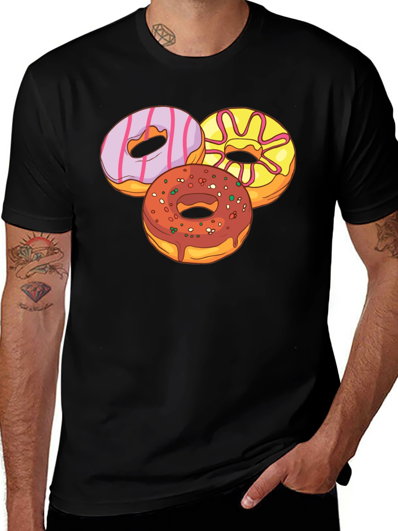 Variant 7 of Donut T-Shirt: Deliciously Fun Graphic Tee