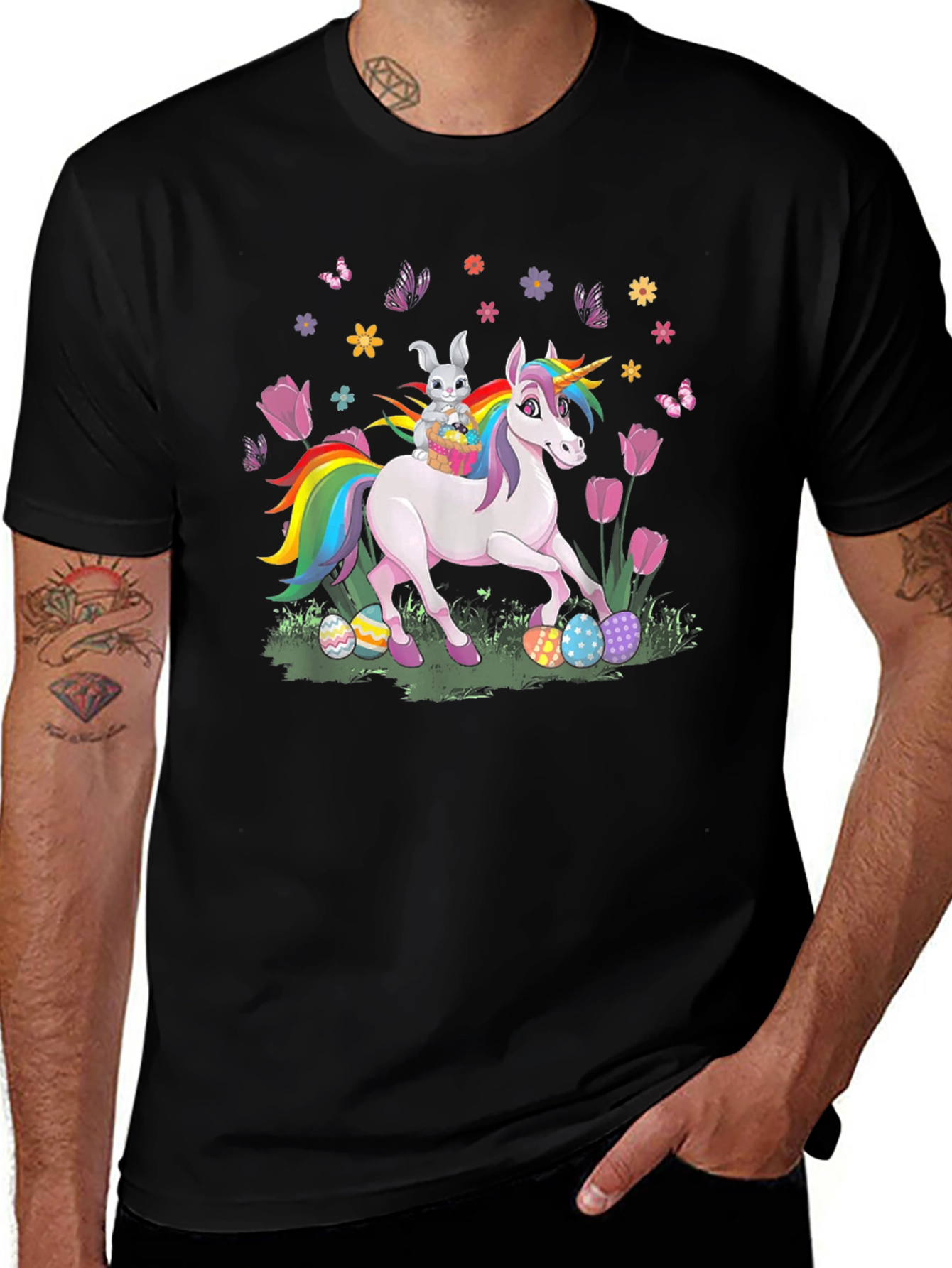 Easter Unicorn Bunny T-Shirt