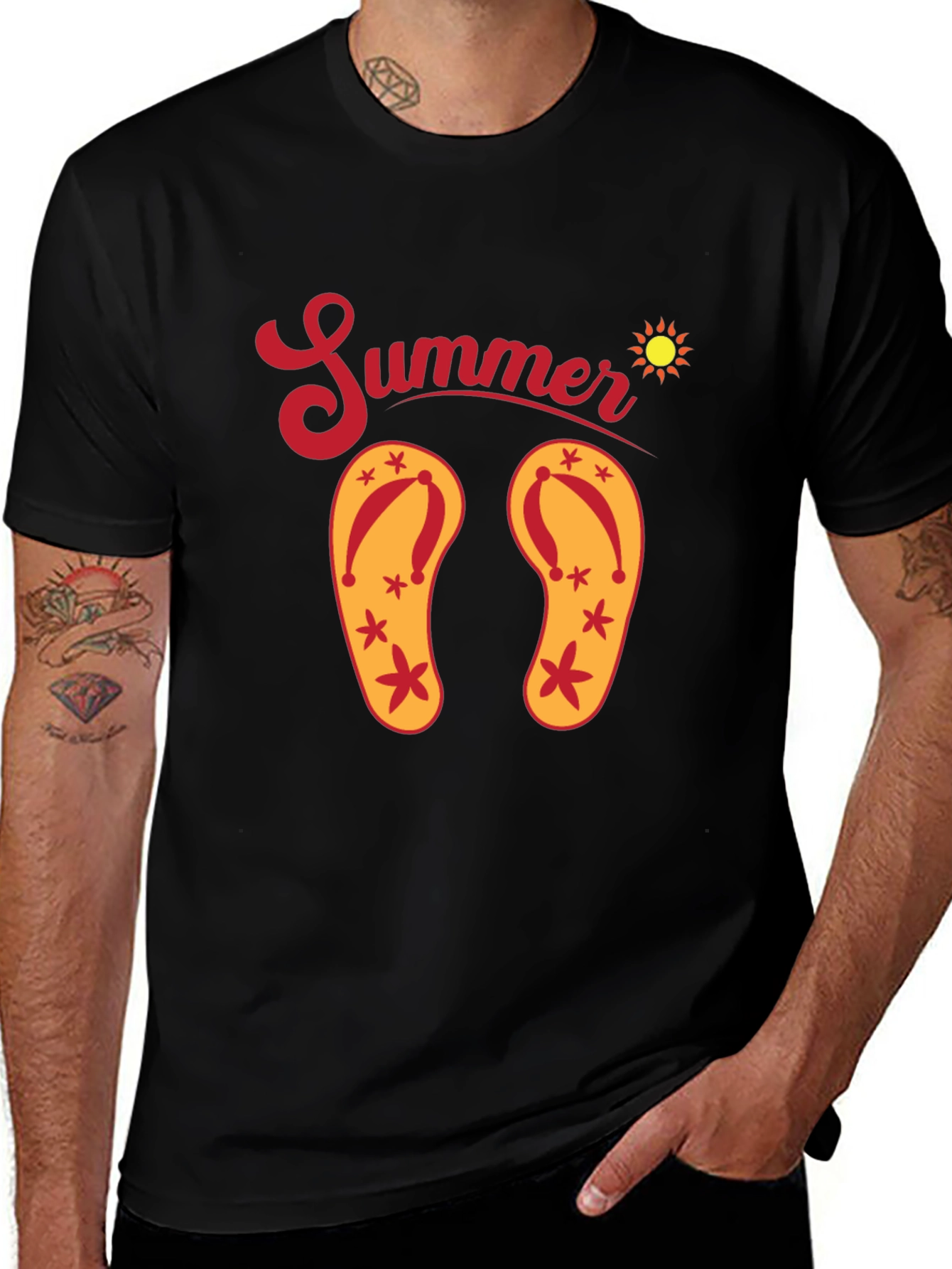 Variant 21 of Summer Flip Flop Graphic T-Shirt